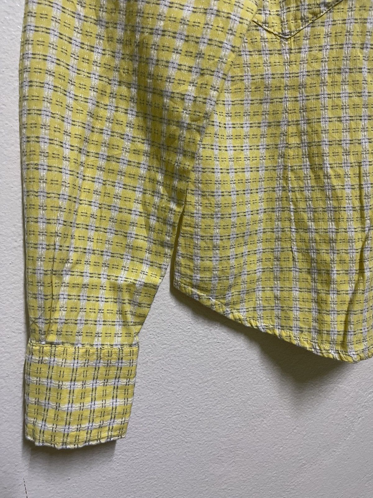 Levi's × Levi's Vintage Clothing Levis For Women Western Shirt Snap Button Size M / US 6-8 / IT 42-44 - 3 Thumbnail