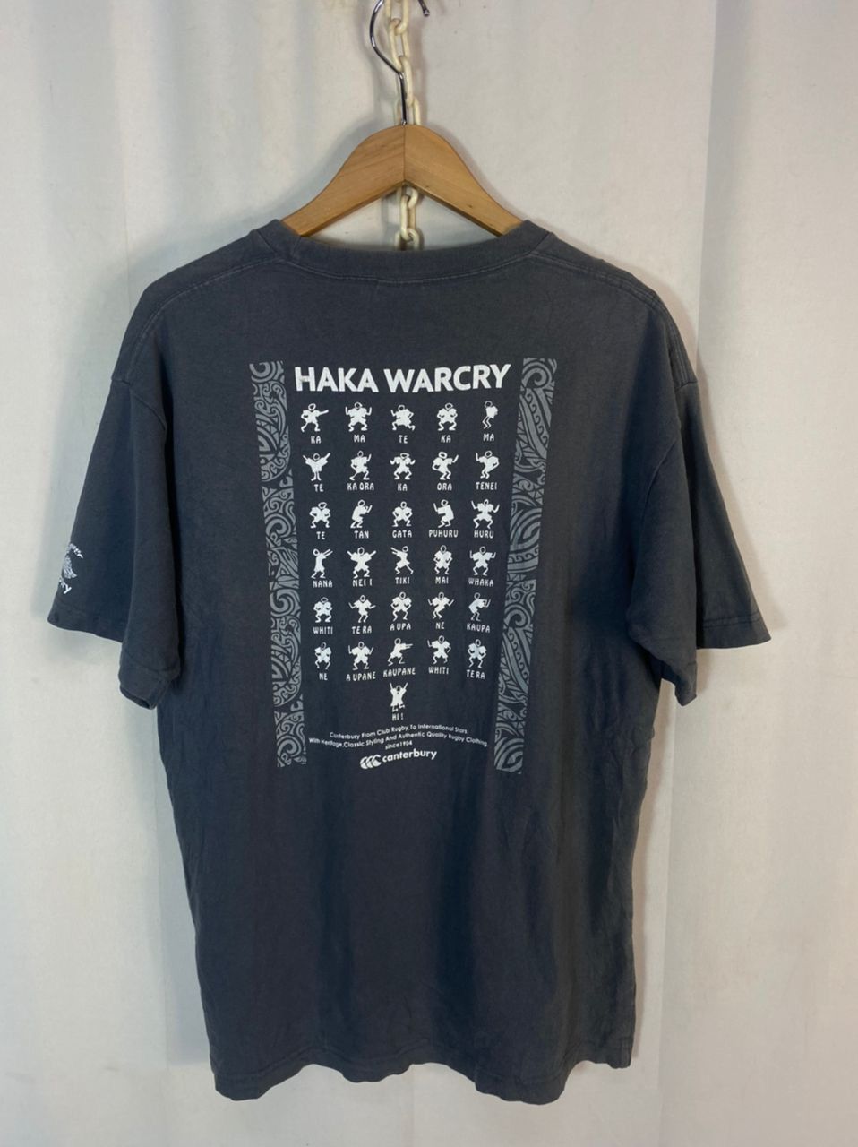 Canterbury of New Zealand Haka warcry printed tshirt by Canterbury Size US L / EU 52-54 / 3 - 10 Thumbnail