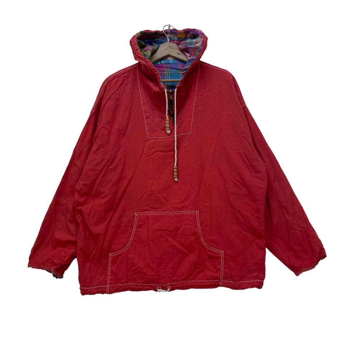 Japanese Brand × Vintage 💥Japanese Brand Pacthwork Joujou Anorak Reversible Jacket Size US M / EU 48-50 / 2 - 6 Thumbnail