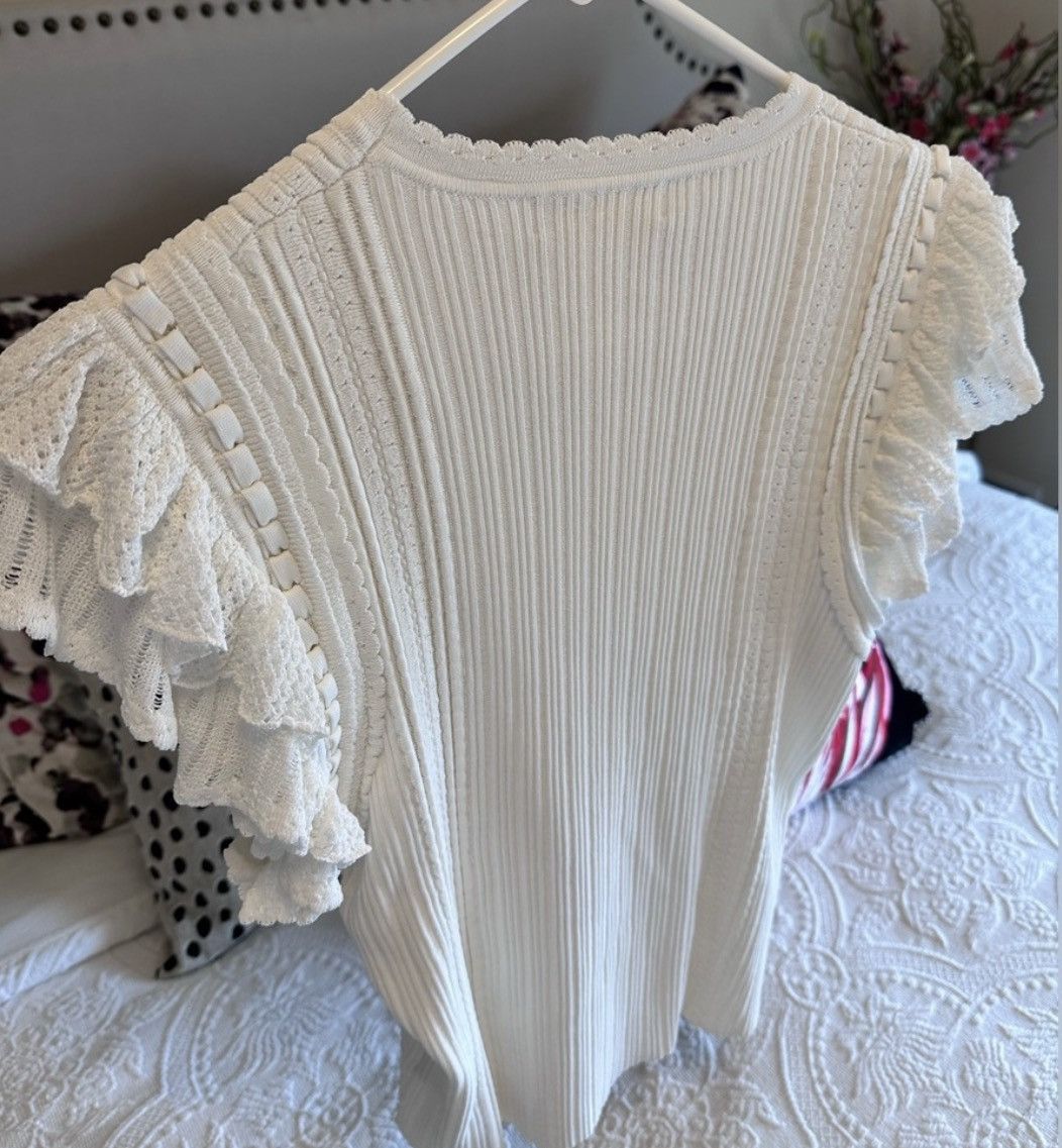 Ulla Johnson Ulla Johnson Giulia Ruffle Top Pristine Size Medium Size M / US 6-8 / IT 42-44 - 6 Thumbnail