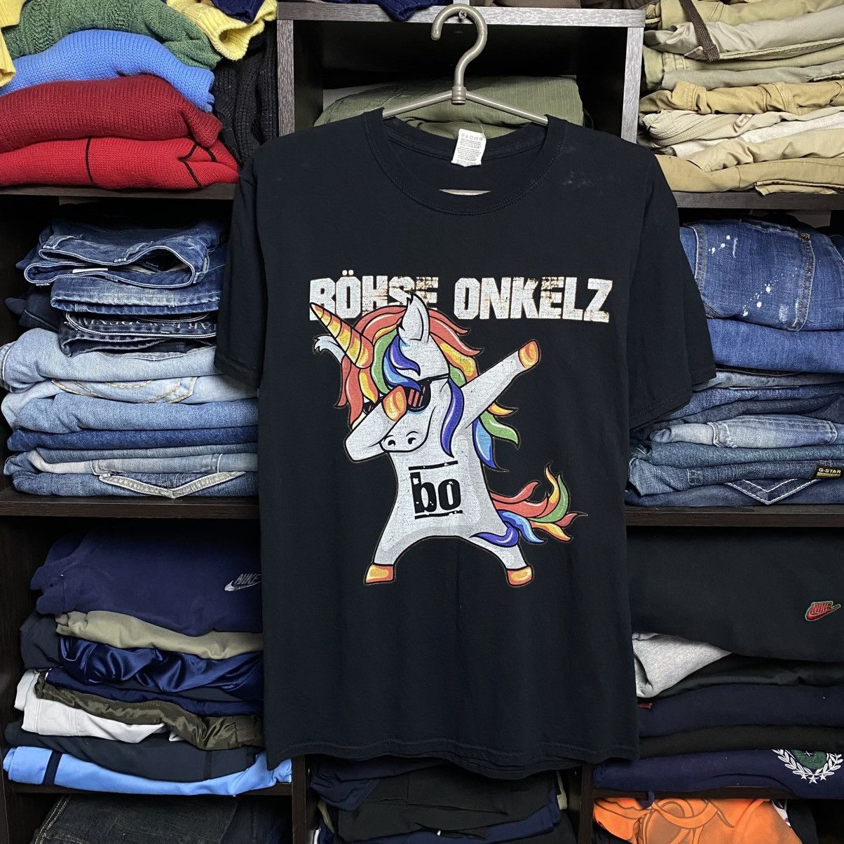 Band Tees Vintage Bohse Onkelz Big Graphic Logo rock band tee size M Size US M / EU 48-50 / 2 - 1 Thumbnail