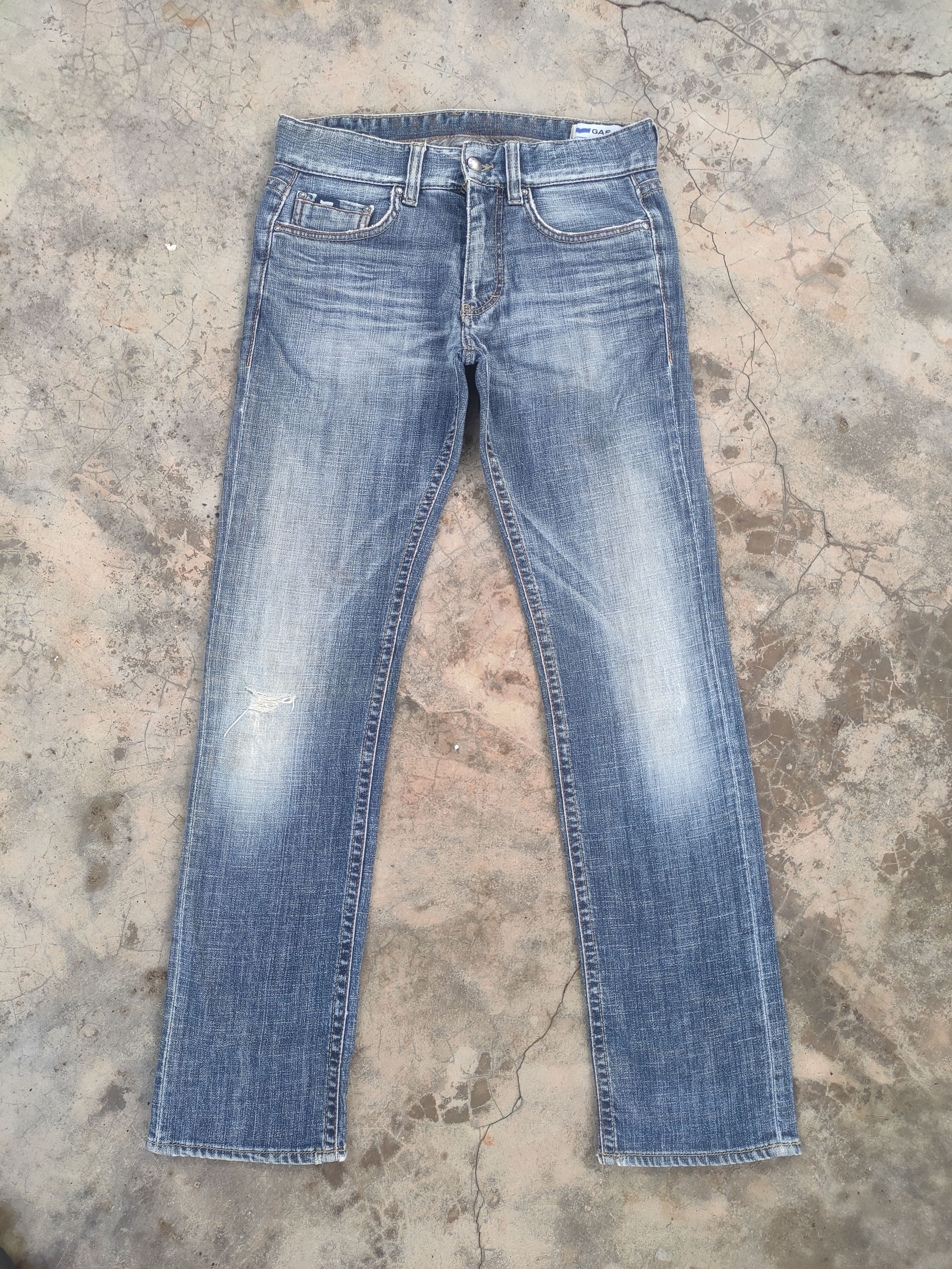 GAS × Jean × Vintage VINTAGE GAS FADED JEANS DENIM PANTS Size US 31 - 1 Thumbnail