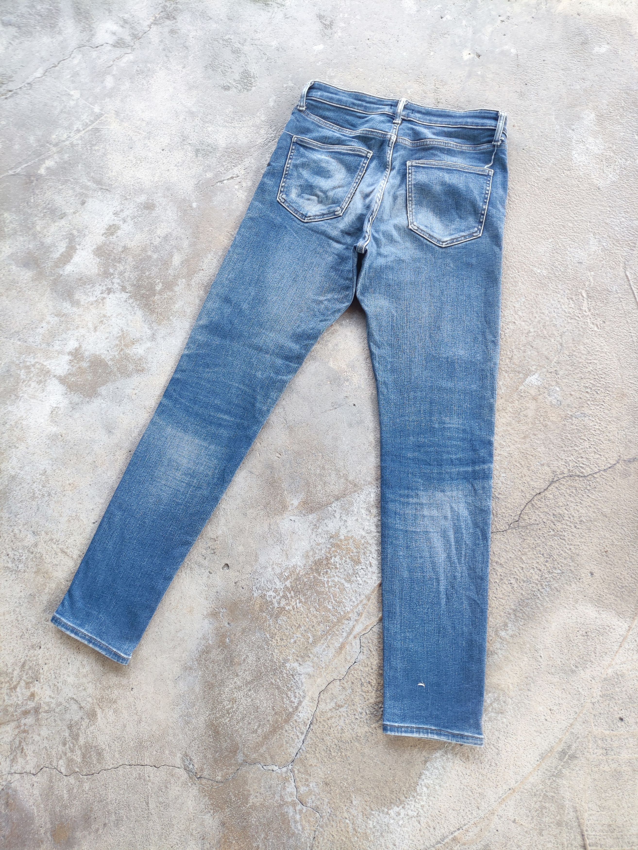 Japanese Brand × Jean Vintage Japanese Jeans Faded Distressed Denim Pants Skinny Size US 30 / EU 46 - 7 Thumbnail