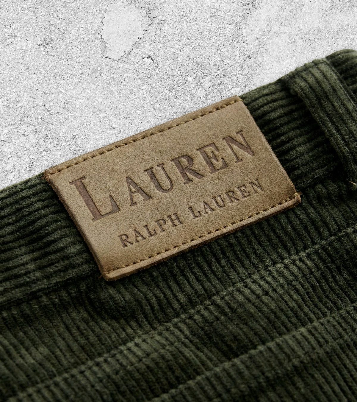Lauren Ralph Lauren Corduroy Olive Shiny Pants LAUREN by RALPH LAUREN 6 Size 28" / US 6 / IT 42 - 4 Thumbnail