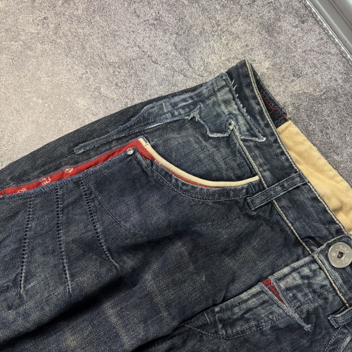 Marithe + Francois Girbaud Vintage Marithe Francois Girbaud Y2K Star Striped Jeans Size 28" / US 6 / IT 42 - 10 Thumbnail