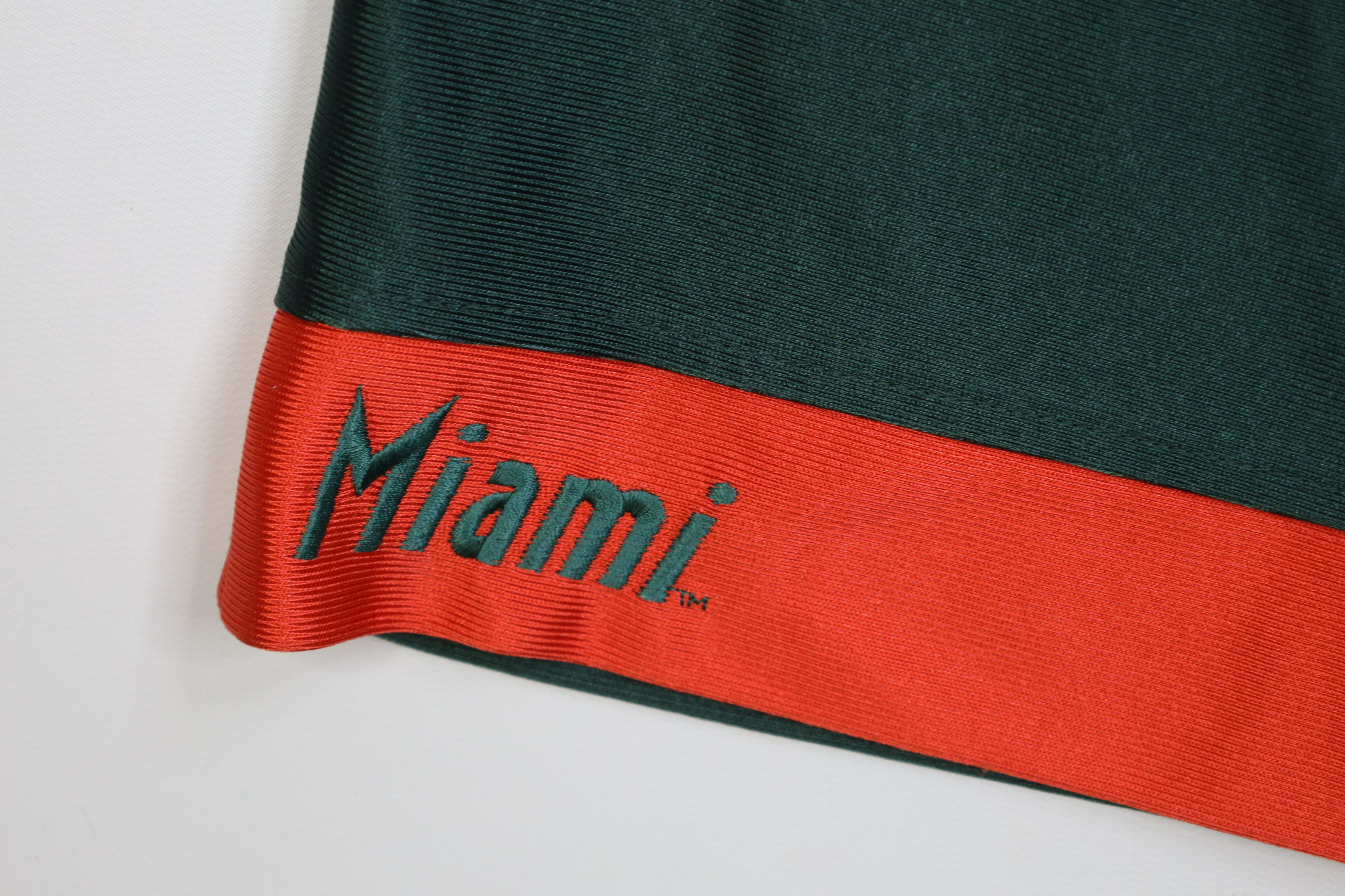 Nike Vintage Nike Scott Mini Swoosh University of Miami Shorts Size US 34 / EU 50 - 14 Thumbnail