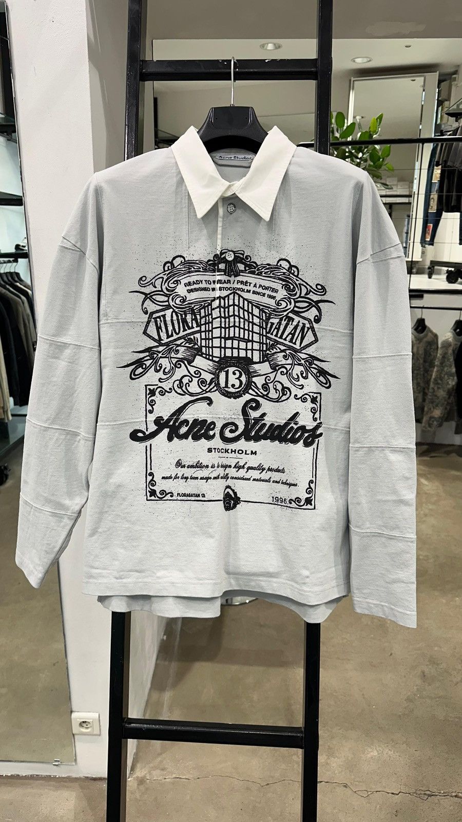 ACNE STUDIOS - Polo Cold Grey