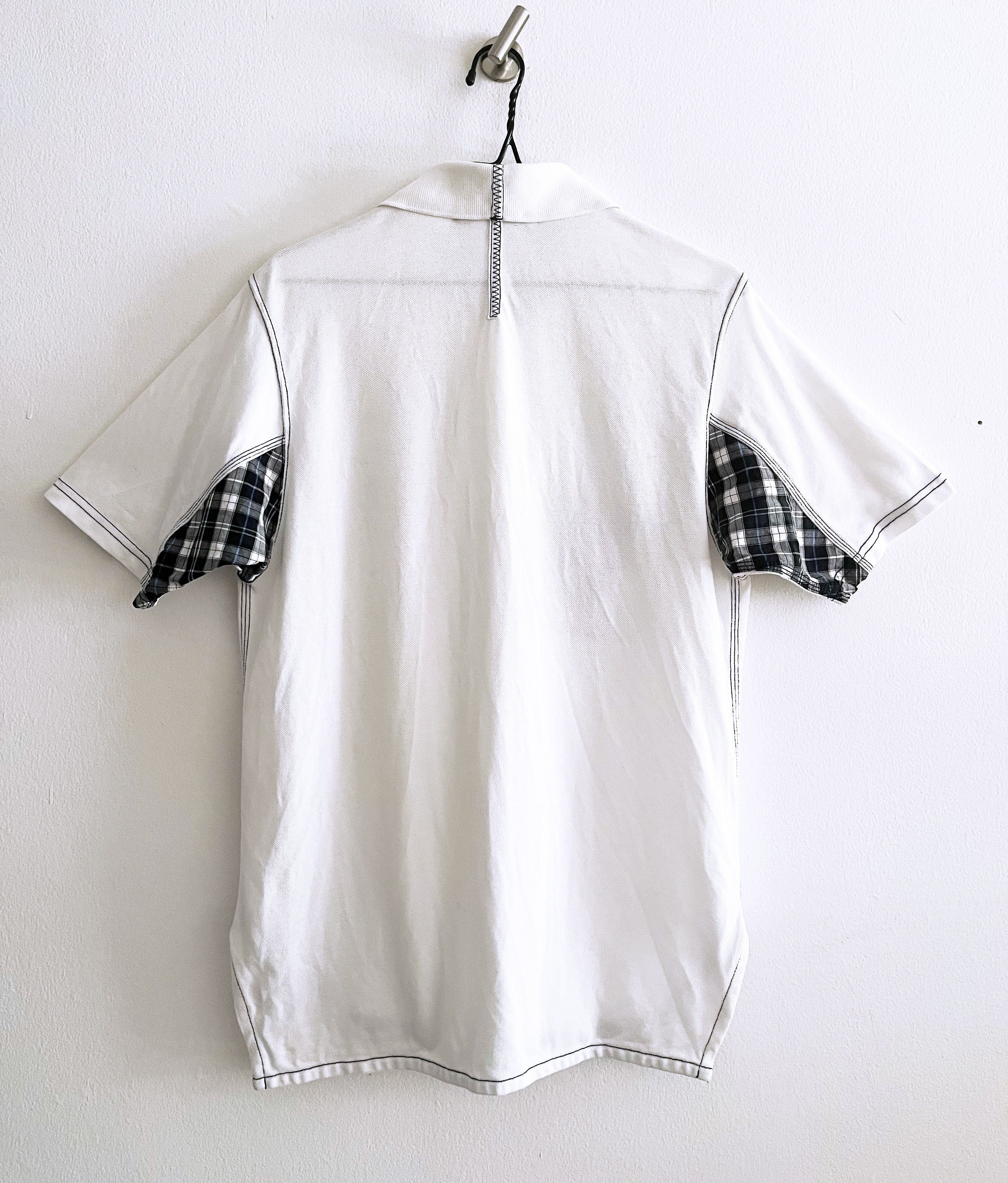 Junya Watanabe × Lacoste white + plad polo shirt Size US S / EU 44-46 / 1 - 2 Thumbnail