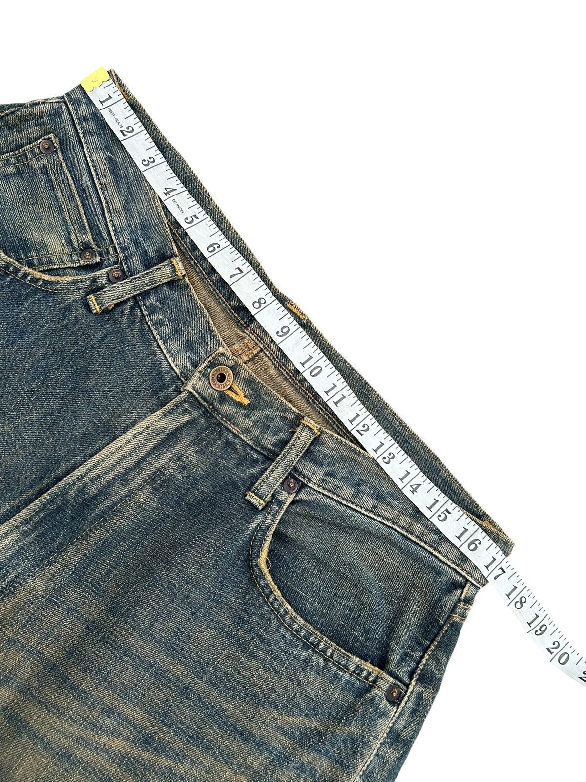 Kapital Vintage Edwin 505 Selvedge Rusty Distressed Denim Jeans Size US 34 / EU 50 - 12 Thumbnail