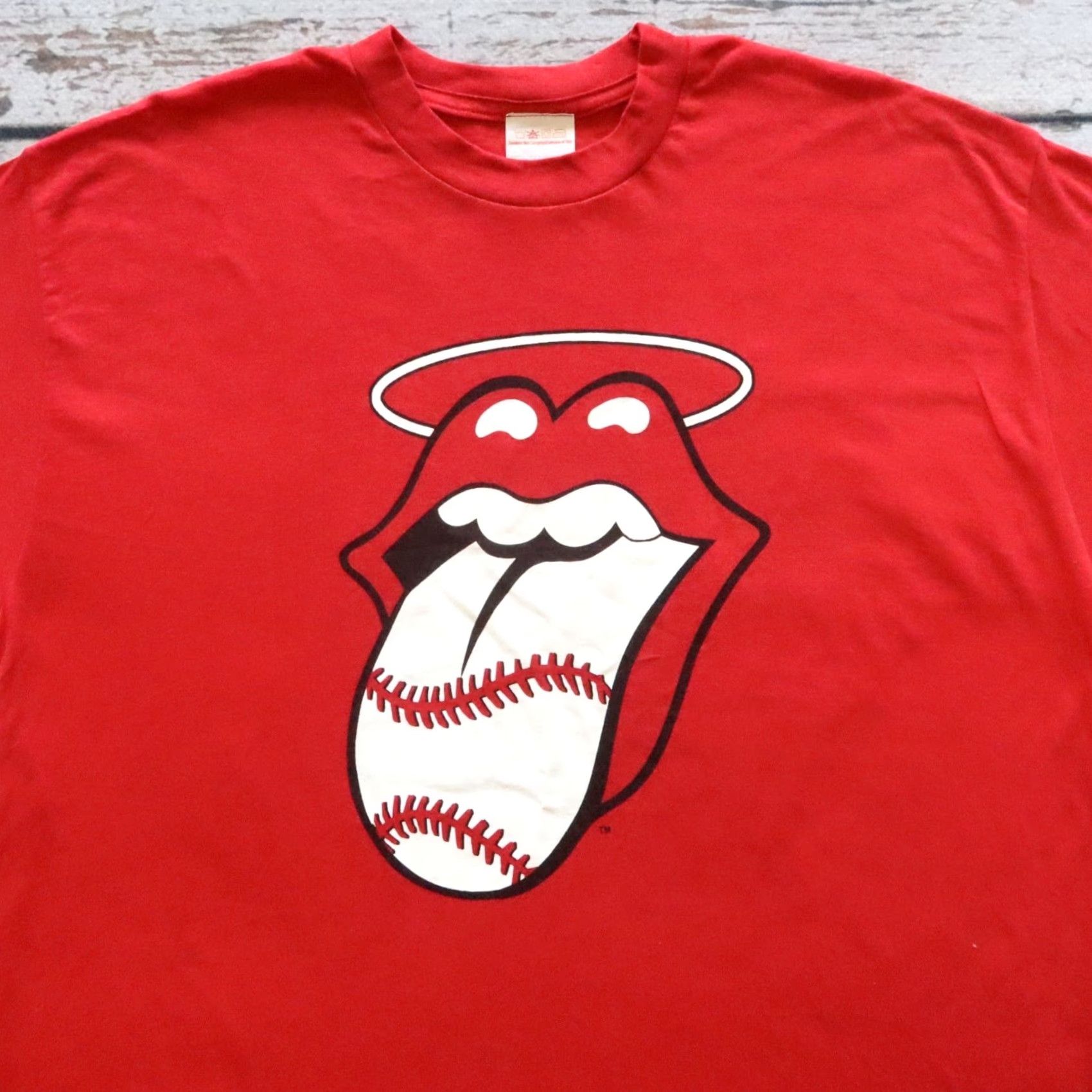 Vintage VINTAGE The Rolling Stones Tshirt Anaheim Band XL Red Mens Shirts Band XL Red US Size US XL / EU 56 / 4 - 2 Thumbnail
