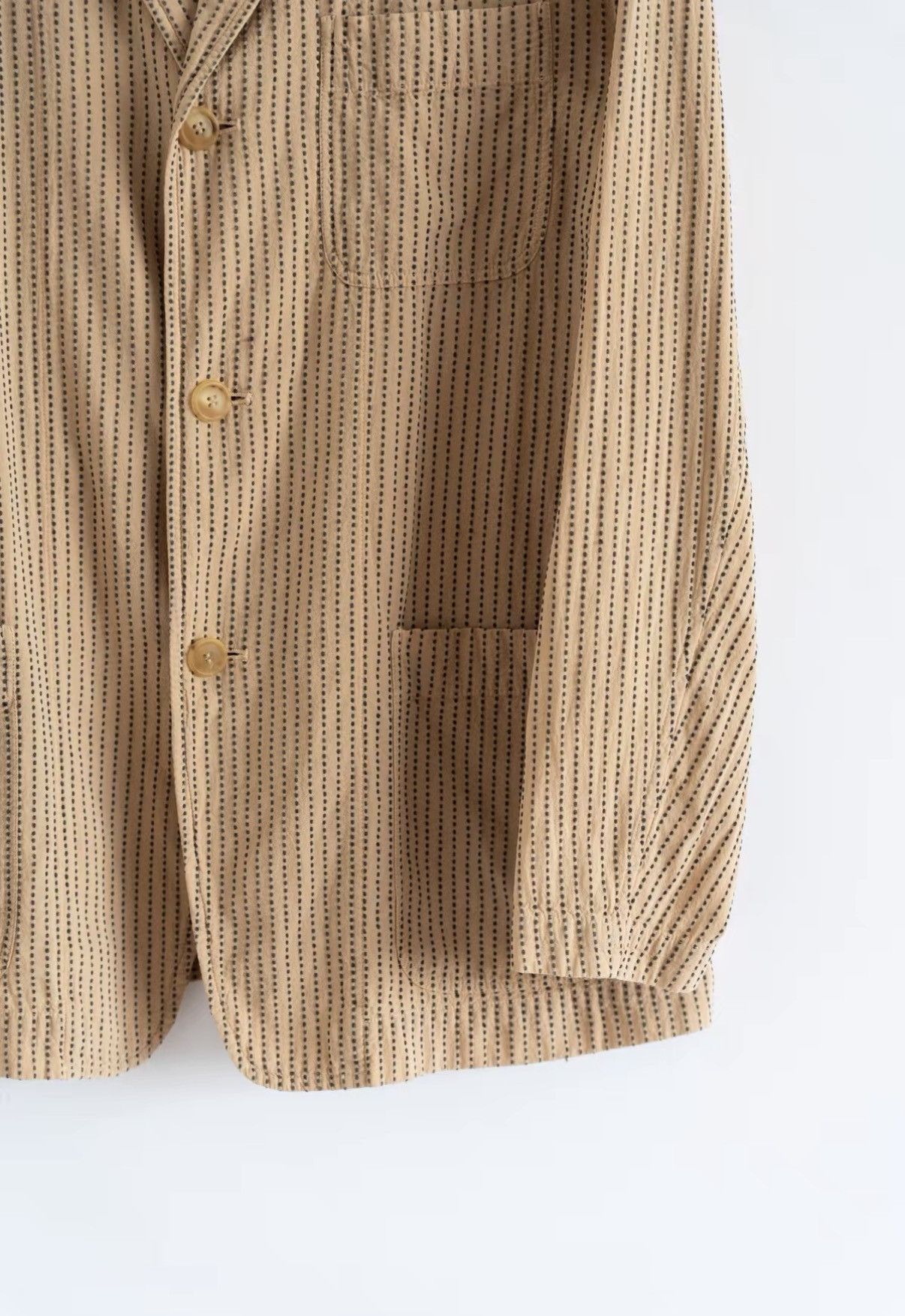 Issey Miyake Issey Miyake Men 04SS Hand-Stitched Topstitch Blazer J4 Size US S / EU 44-46 / 1 - 4 Thumbnail