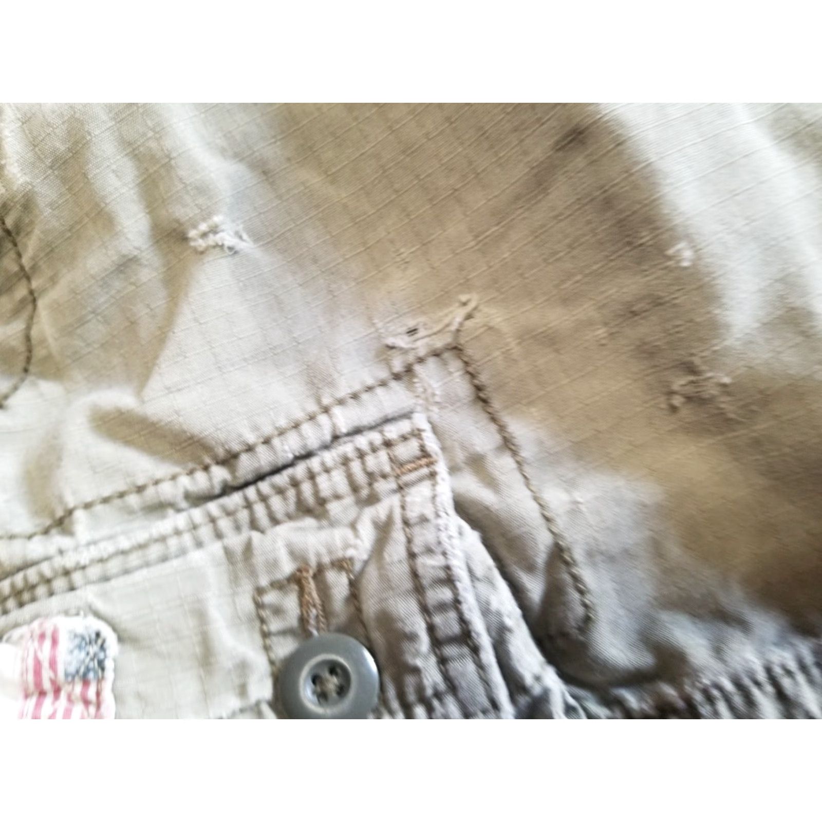 Polo Ralph Lauren VINTAGE Polo Ralph Lauren Cargo Shorts 36 Khaki Canvas Distressed Cargo Pocket Men Regular Belt Loops Brown Short Size US M / EU 48-50 / 2 - 5 Thumbnail