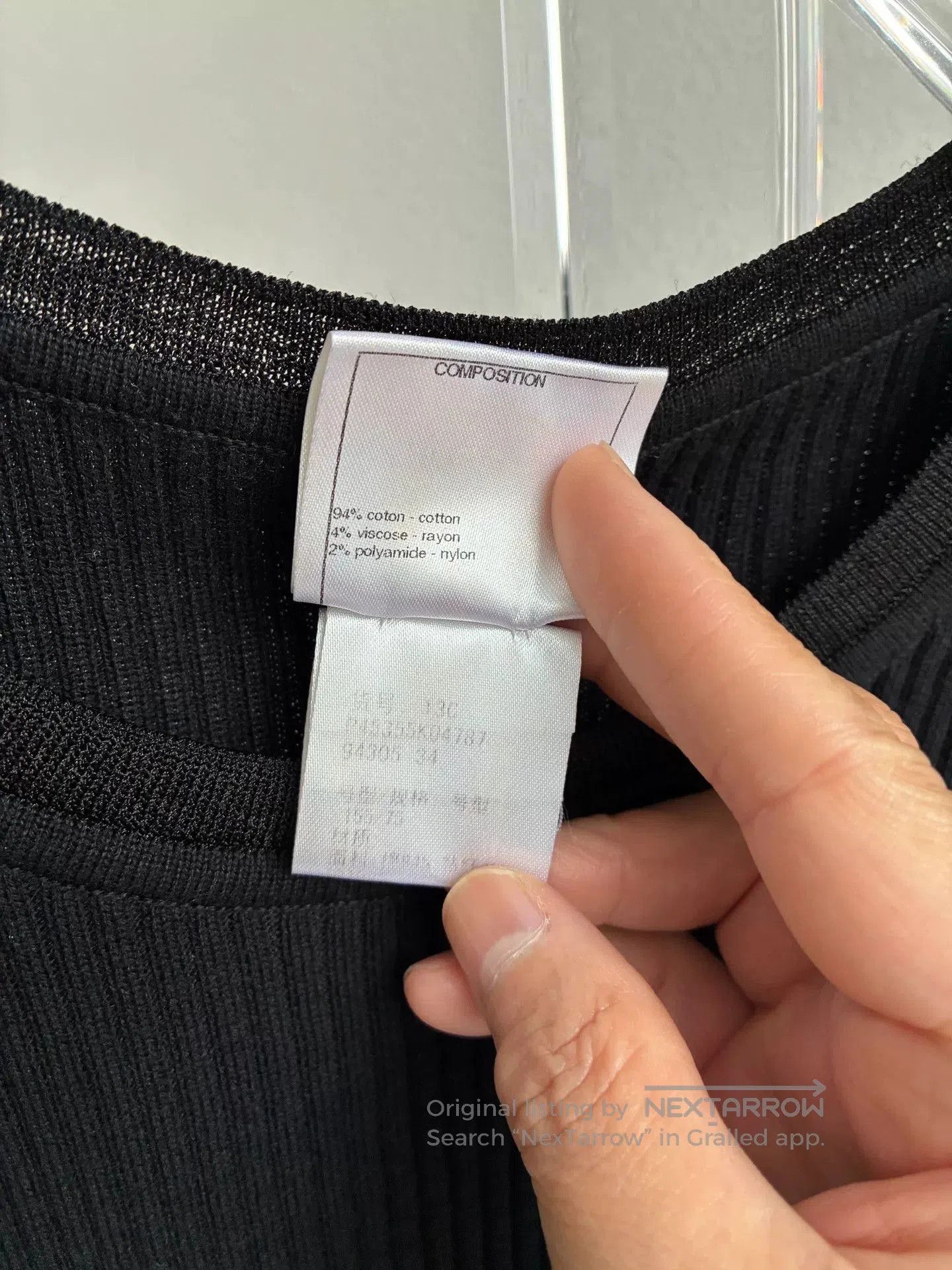 Chanel Chanel Black Knit Sleeveless Vest. Size XXS / US 00 / IT 34 - 5 Thumbnail