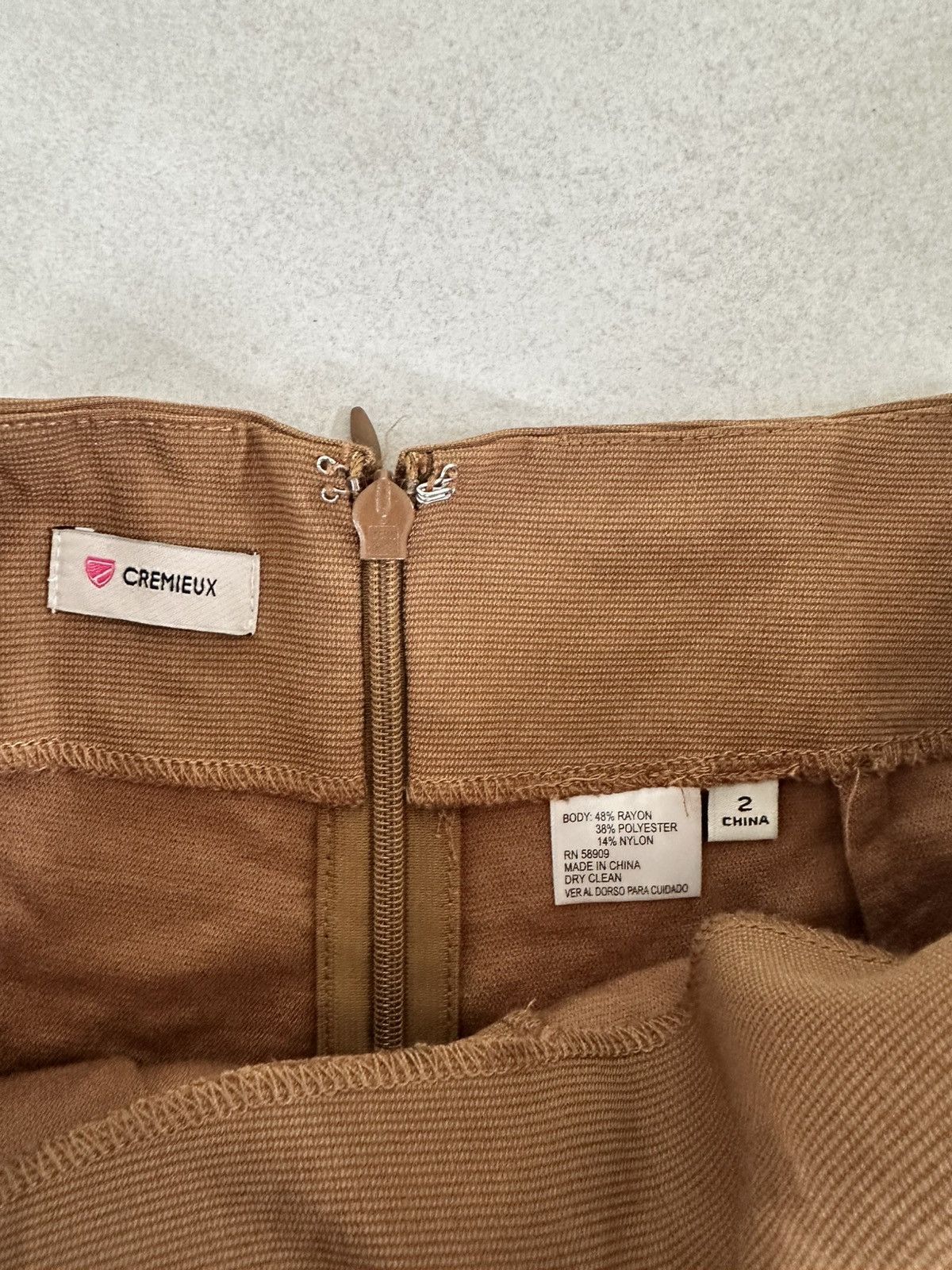 Cremieux CREMIEUX Women's Cropped Pants with Tie Front Size 2 Size 26" / US 2 / IT 38 - 2 Thumbnail