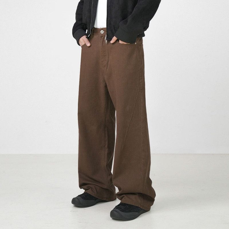 Japanese Brand × Jean Retro loose straight leg wide leg jeans Size US 32 / EU 48 - 4 Thumbnail