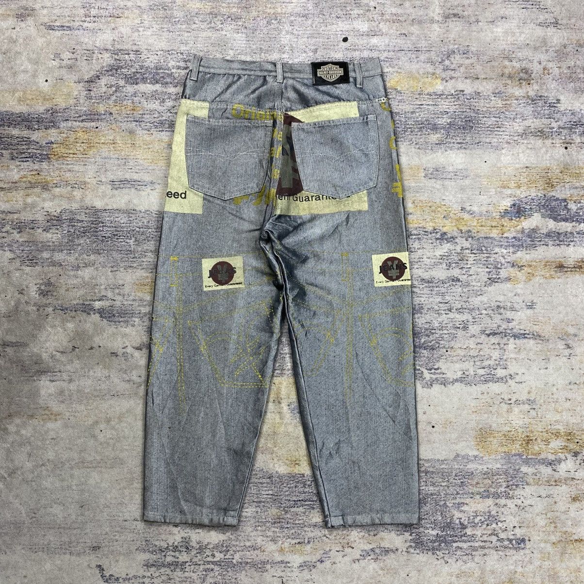 Harley Davidson Vintage Harley davidson pants Size US 30 / EU 46 - 2 Thumbnail