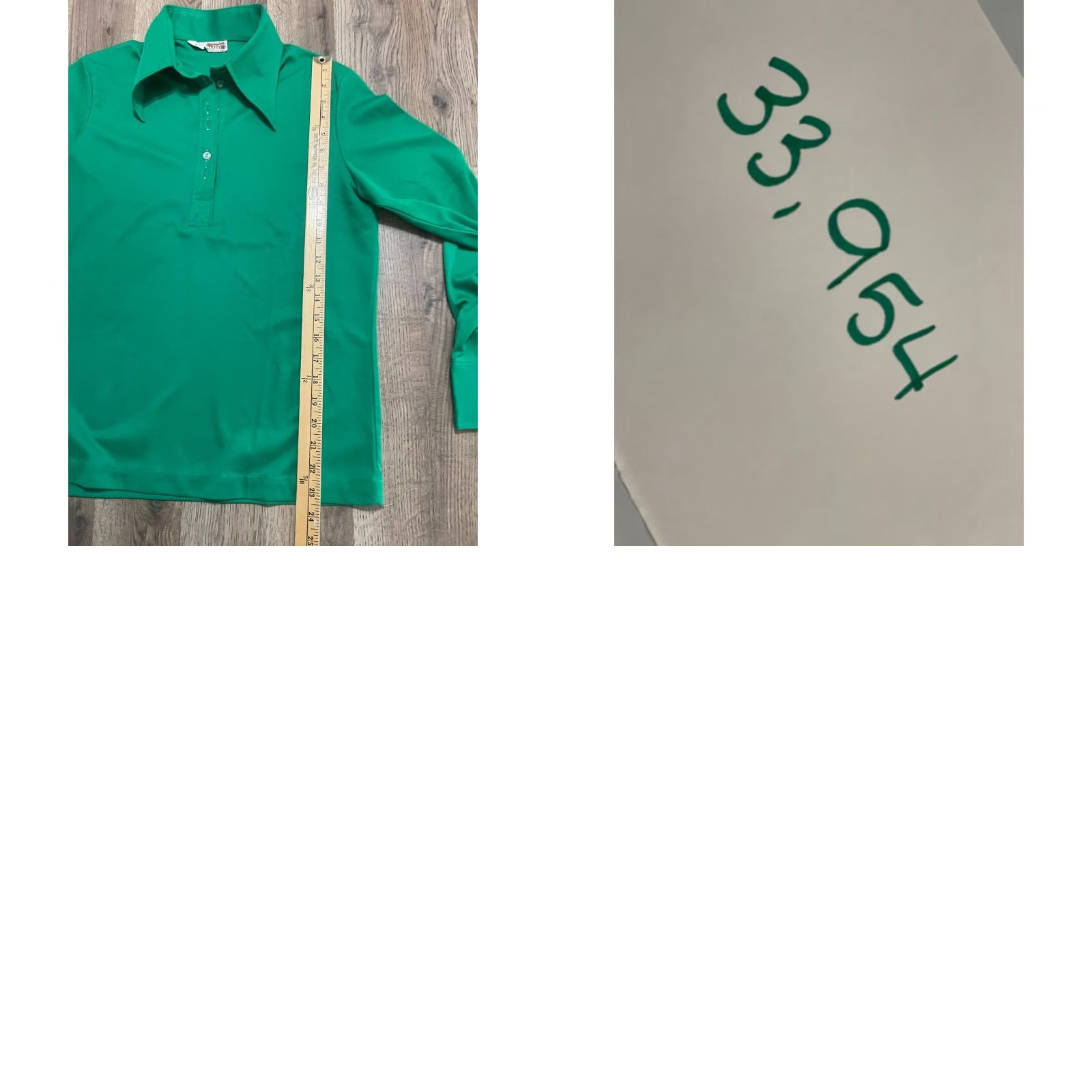 Vintage VINTAGE Montgomery Ward Shirt Women L Green Polo Long Sleeve Casual Solid Modern Polo Shirt Womens L Green Size L / US 10 / IT 46 - 8 Thumbnail
