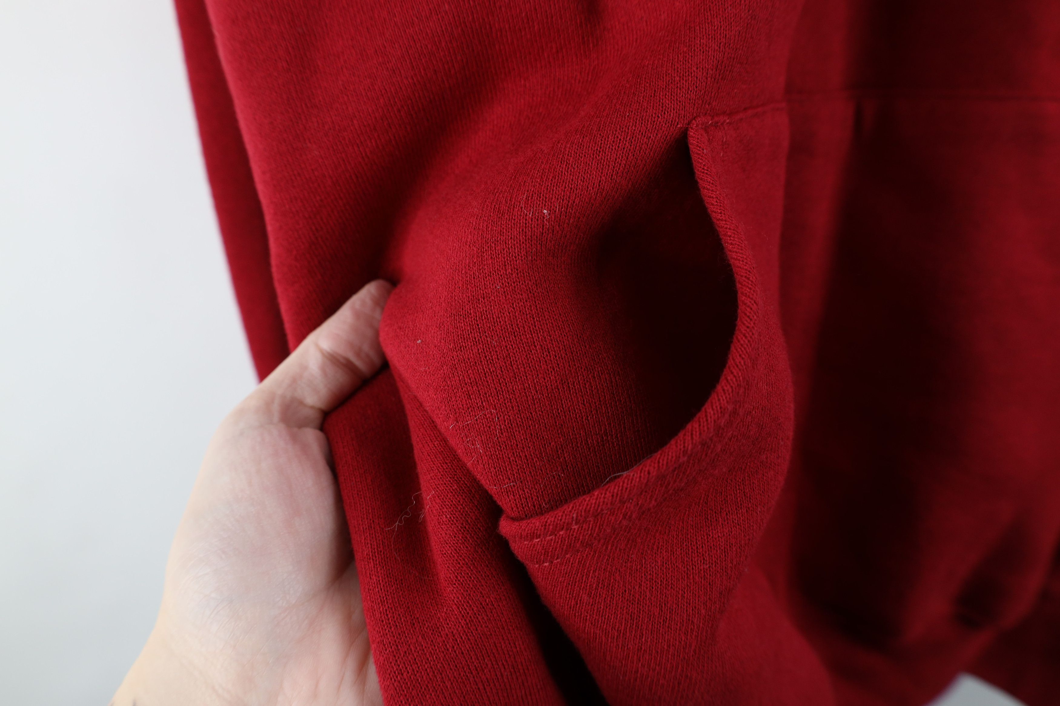 Russell Athletic × Vintage Vintage 90s Russell Athletic Henley Hoodie Sweatshirt USA Size US XL / EU 56 / 4 - 7 Thumbnail