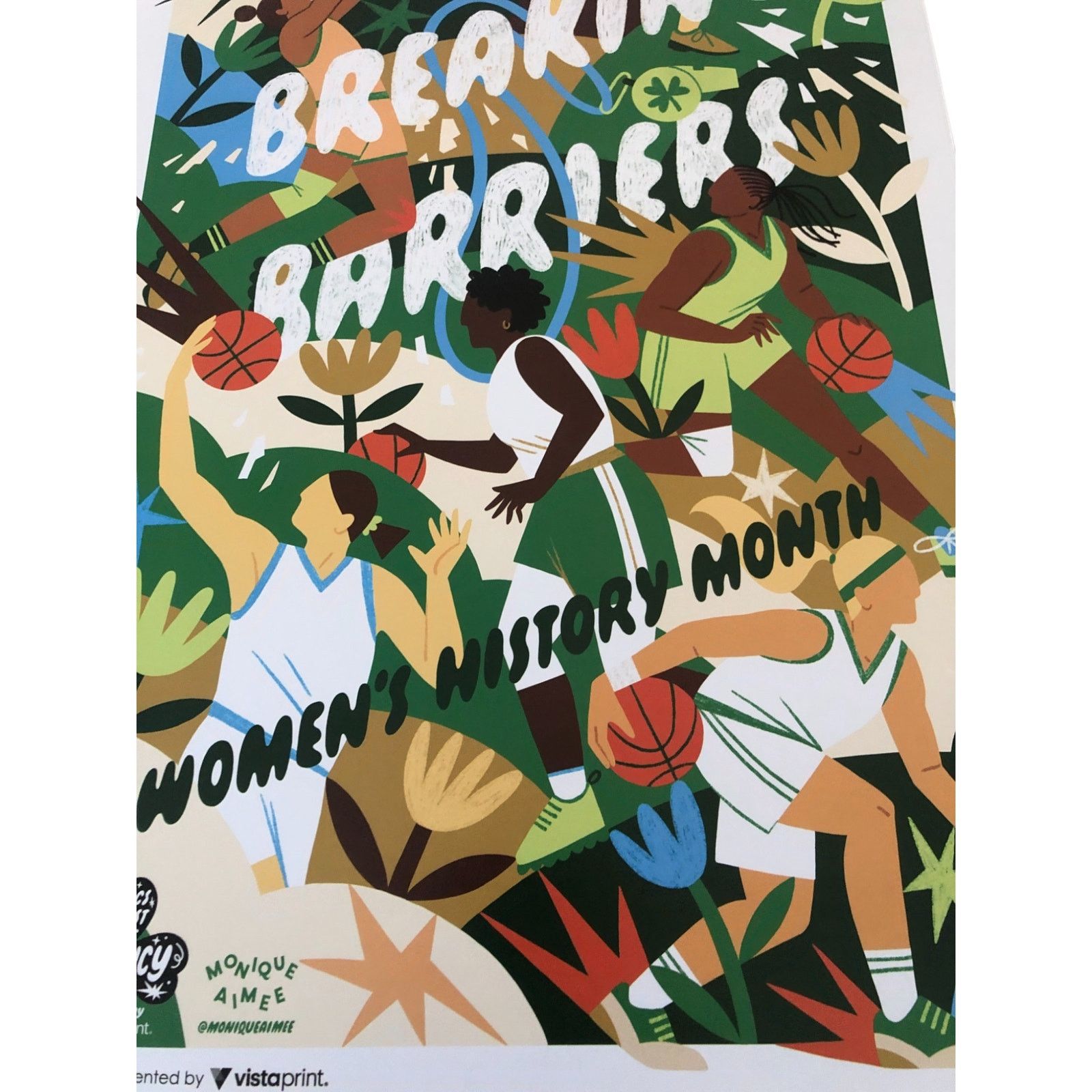 NBA Boston Celtics Poster Monique Aimee Breaking Barriers Size ONE SIZE - 3 Thumbnail