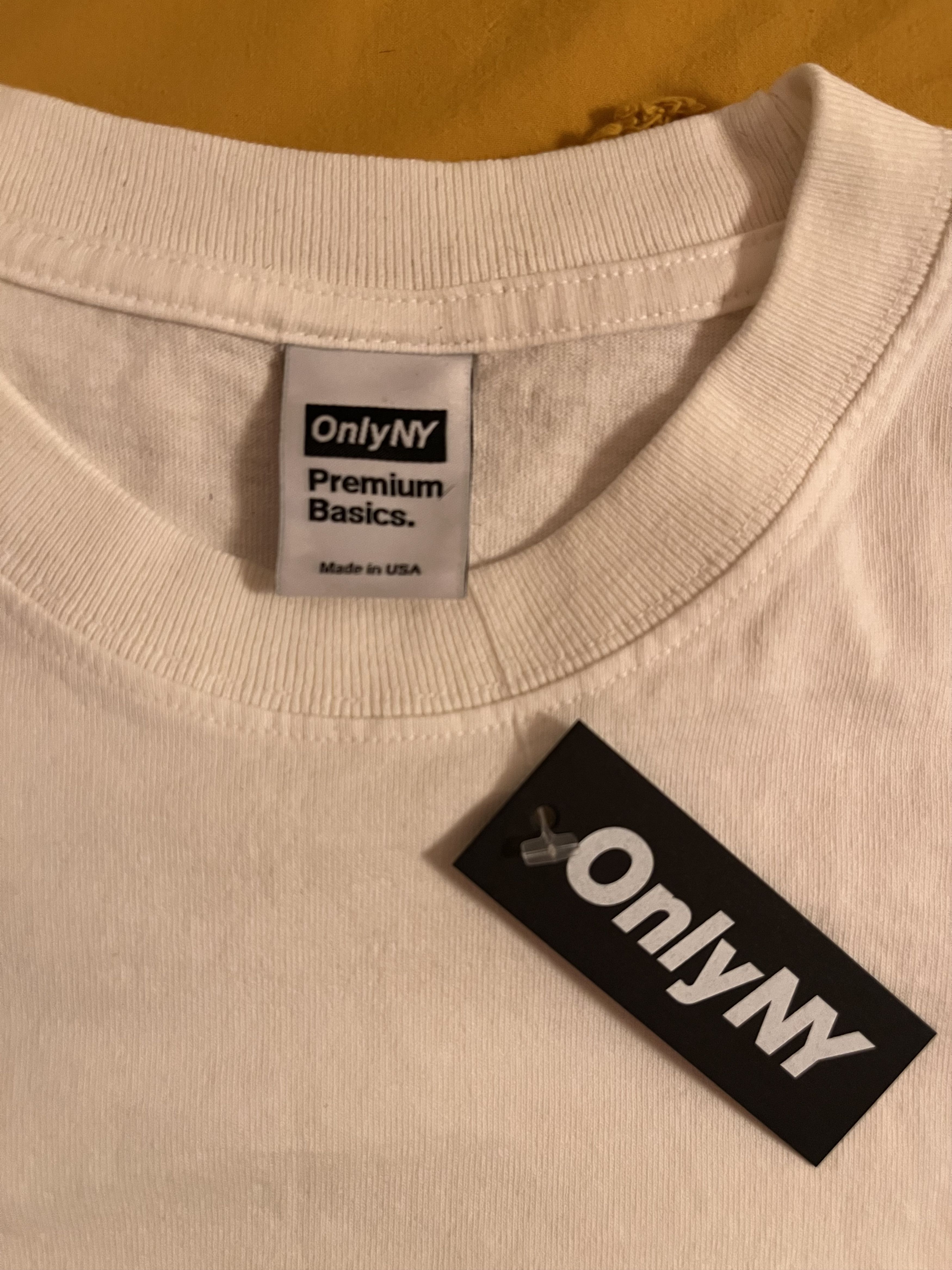 Only NY Only NY Premium Heavyweight Pocket T-Shirt White Size US L / EU 52-54 / 3 - 4 Thumbnail