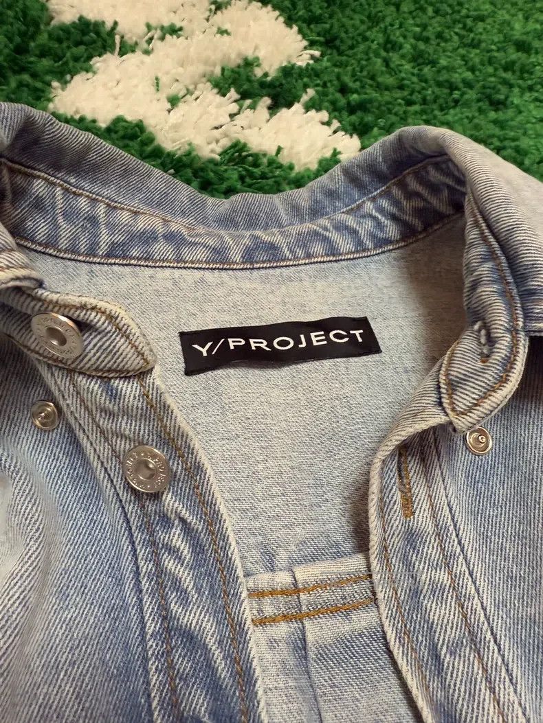 Y/Project Y/Project Size M Irregular button denim shirt coat Size US M / EU 48-50 / 2 - 3 Thumbnail