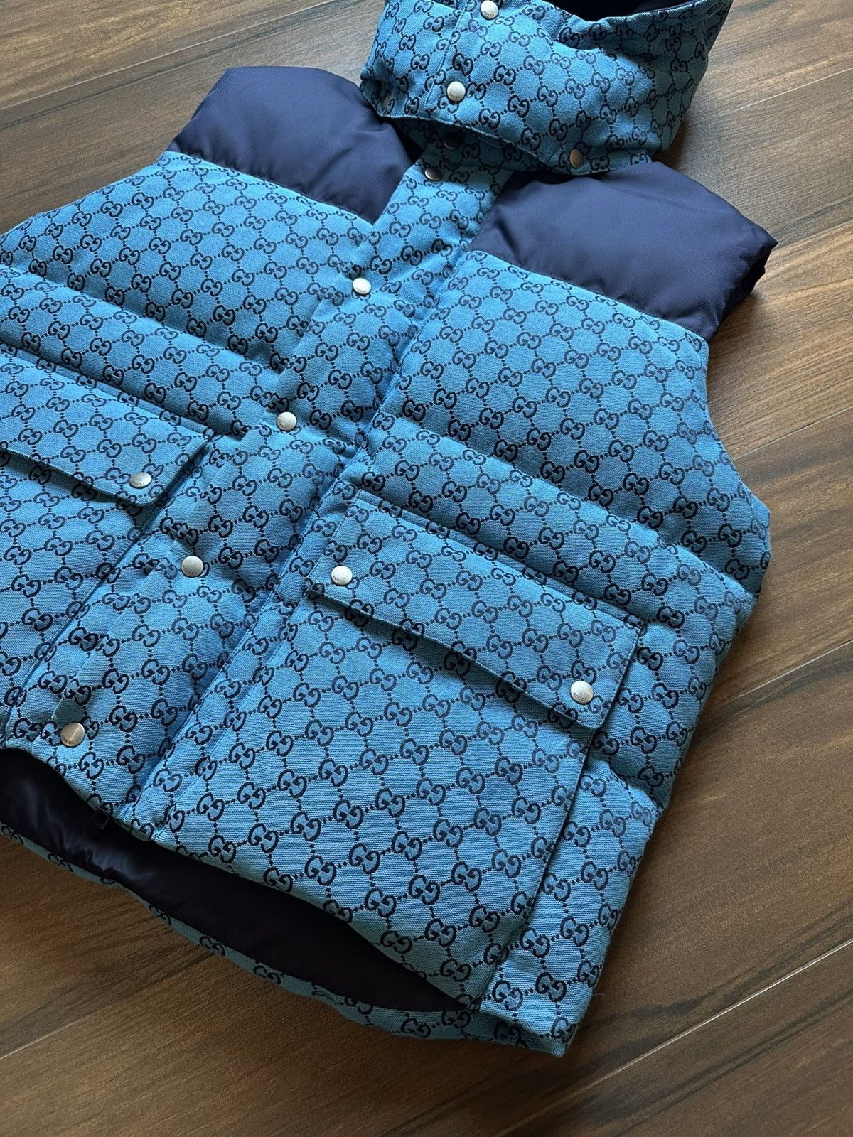 Gucci Gucci GG Monogram Puffer Vest Size US L / EU 52-54 / 3 - 3 Thumbnail