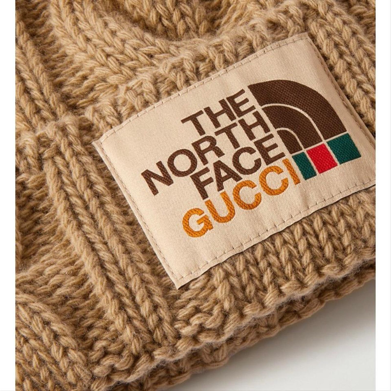 Gucci GUCCI x The North Face ribbed knit pompom beanie M Size ONE SIZE - 2 Thumbnail