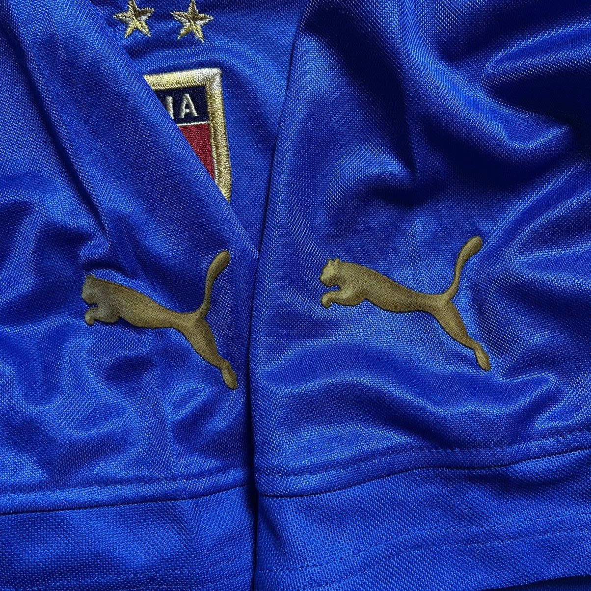 Puma × Vintage ITALY PUMA 2004 EURO FOOTBALL SOCCER HOME JERSEY Size US XXS / EU 40 - 7 Thumbnail