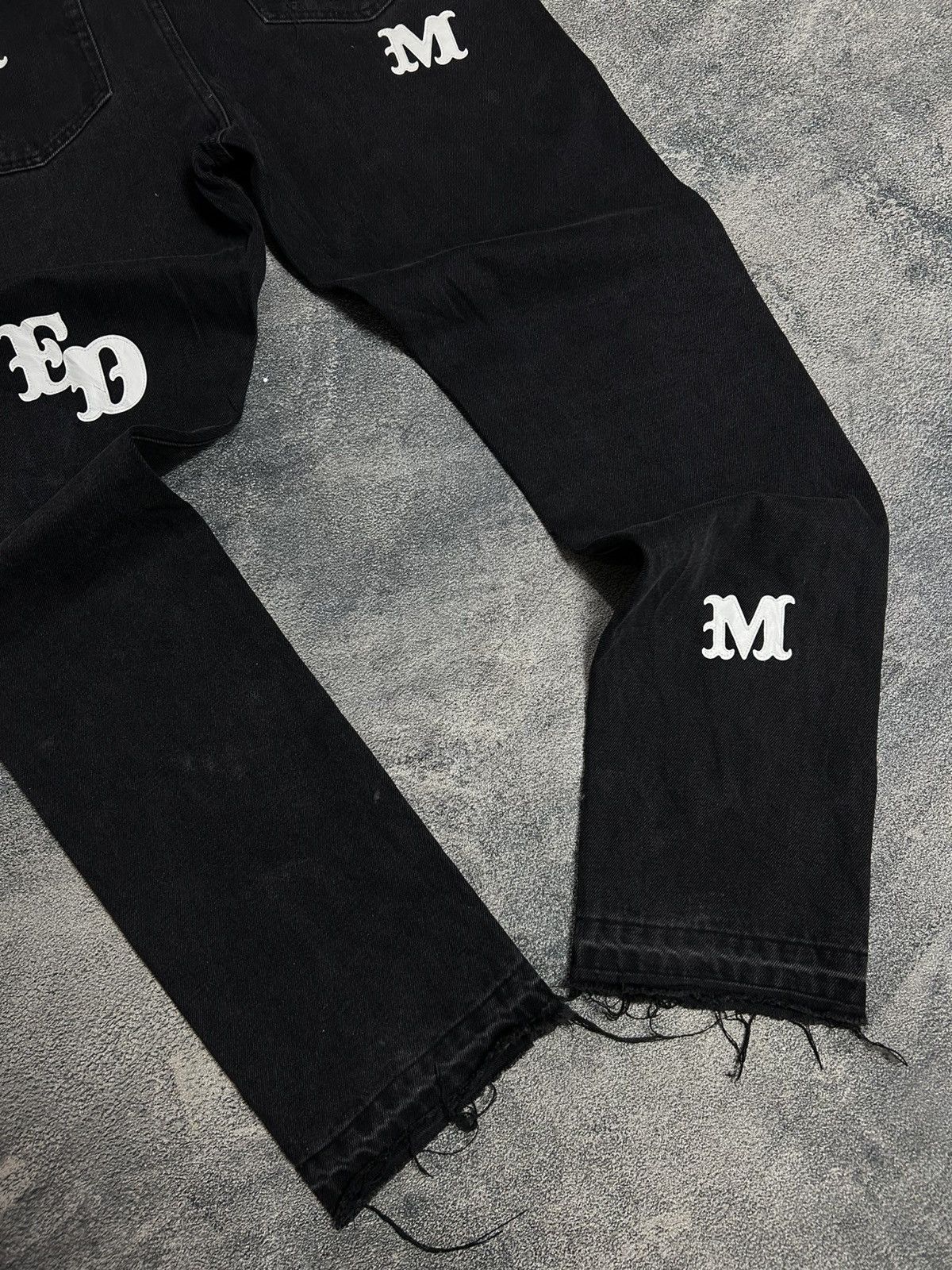 Japanese Brand Mr Enjoy Da Money SS21 Letter Trousesr CH style Size US 33 - 4 Thumbnail