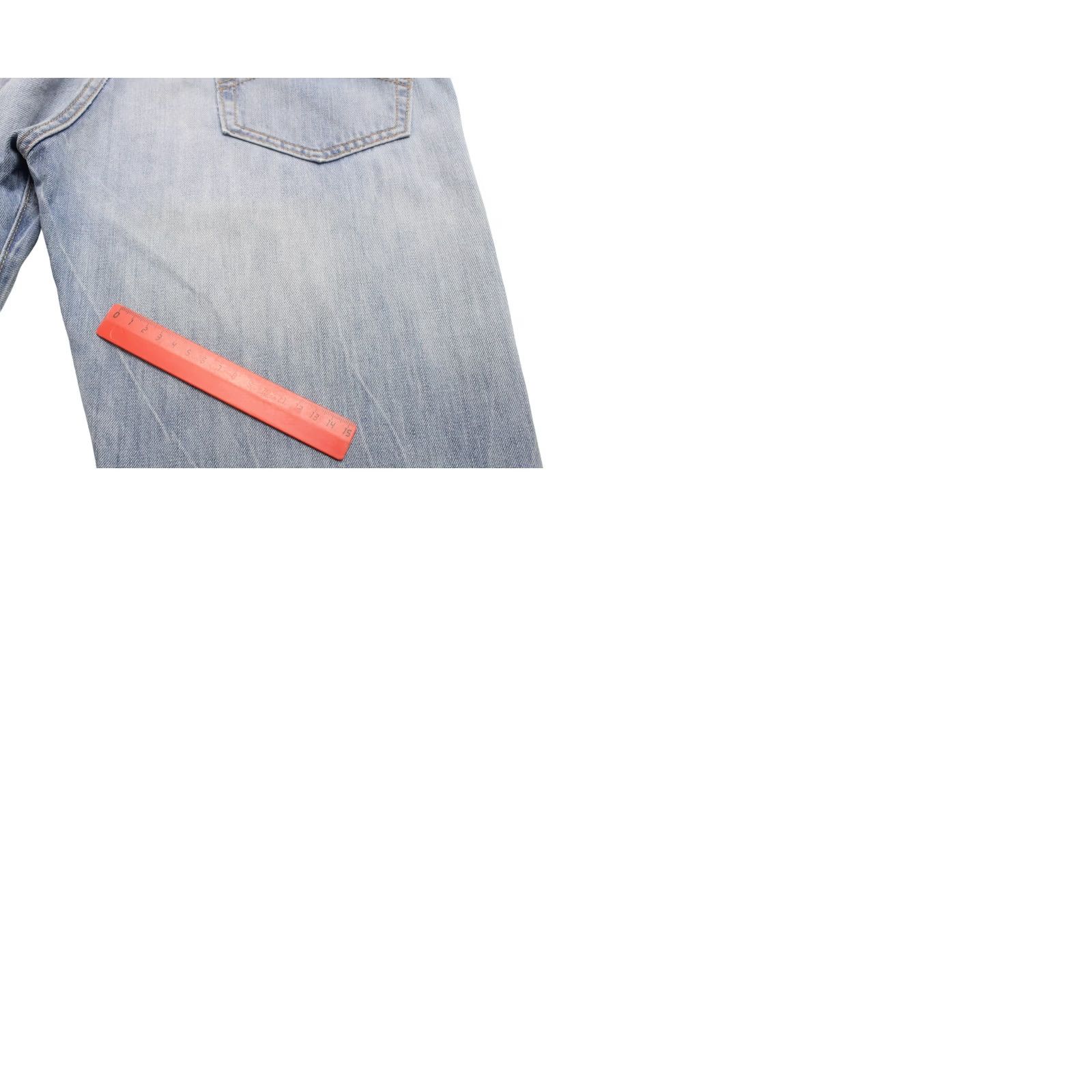 Denime MCS Phoenix Regular Fit Jeans Men's W31/L32 Whiskers Faded Denim Blue Size US 31 - 9 Thumbnail