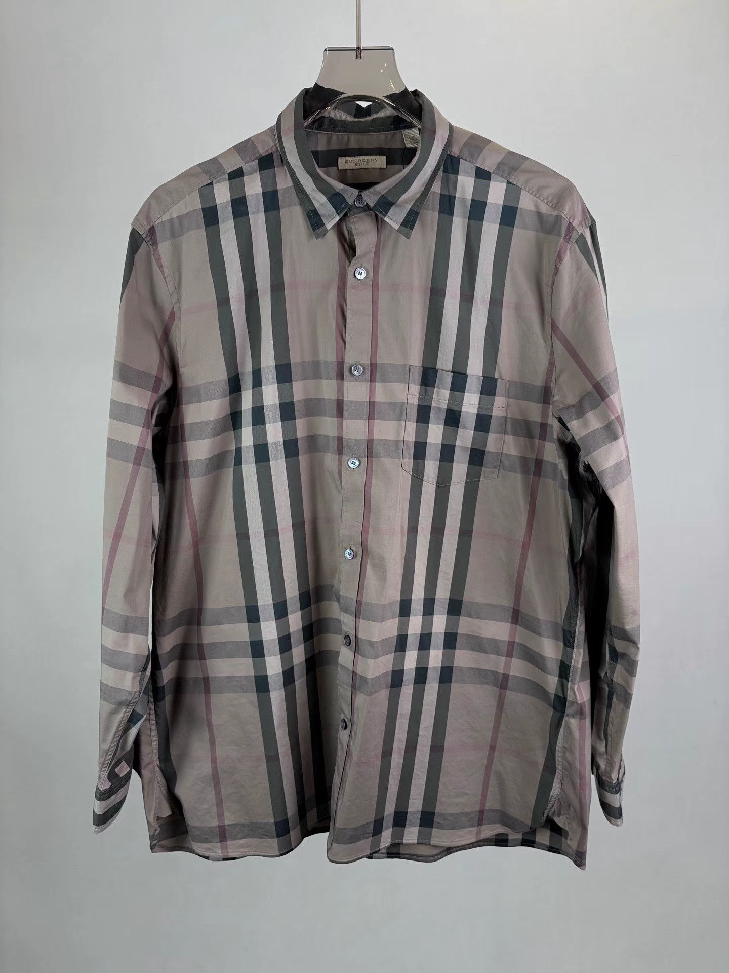 Burberry BURBERRY Checked Long Sleeve Shirt K1 Size US XXL / EU 58 / 5 - 1 Thumbnail