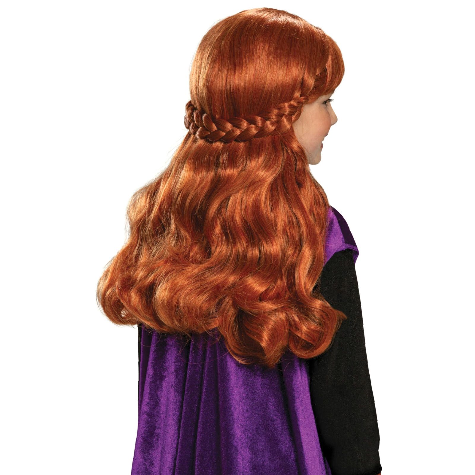 Vintage DISGUISE Anna Wig Costume Accessory One Size Red Frozen 2 Cartoon Characters Girls Size ONE SIZE - 2 Thumbnail