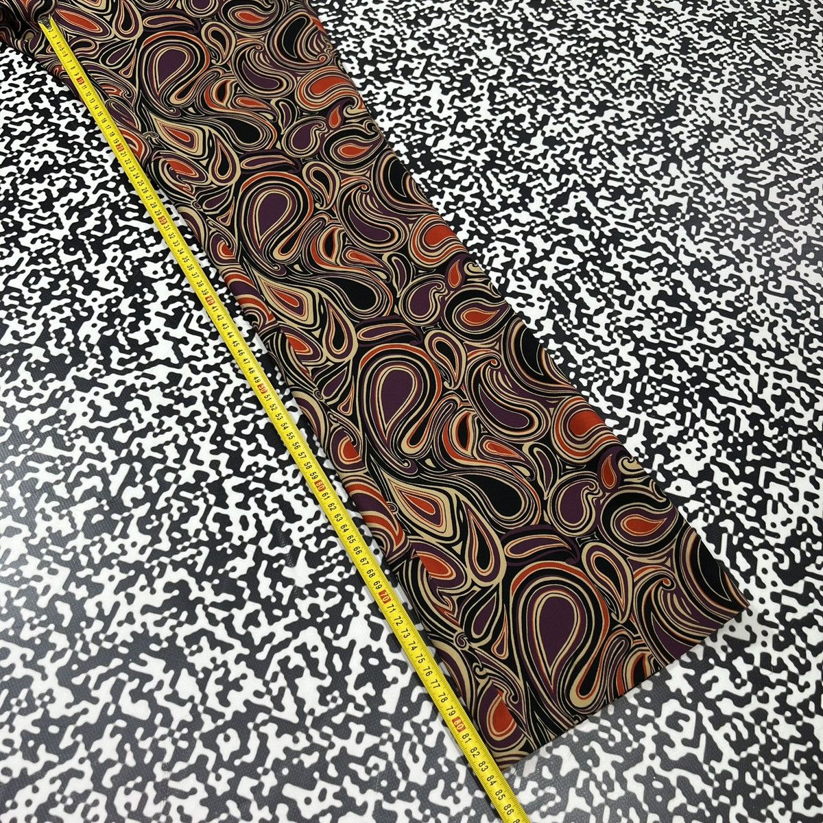 Vintage Raffaello Rossi Paisley Abstract Print Luxury Style Pants Size 27" / US 4 / IT 40 - 17 Thumbnail