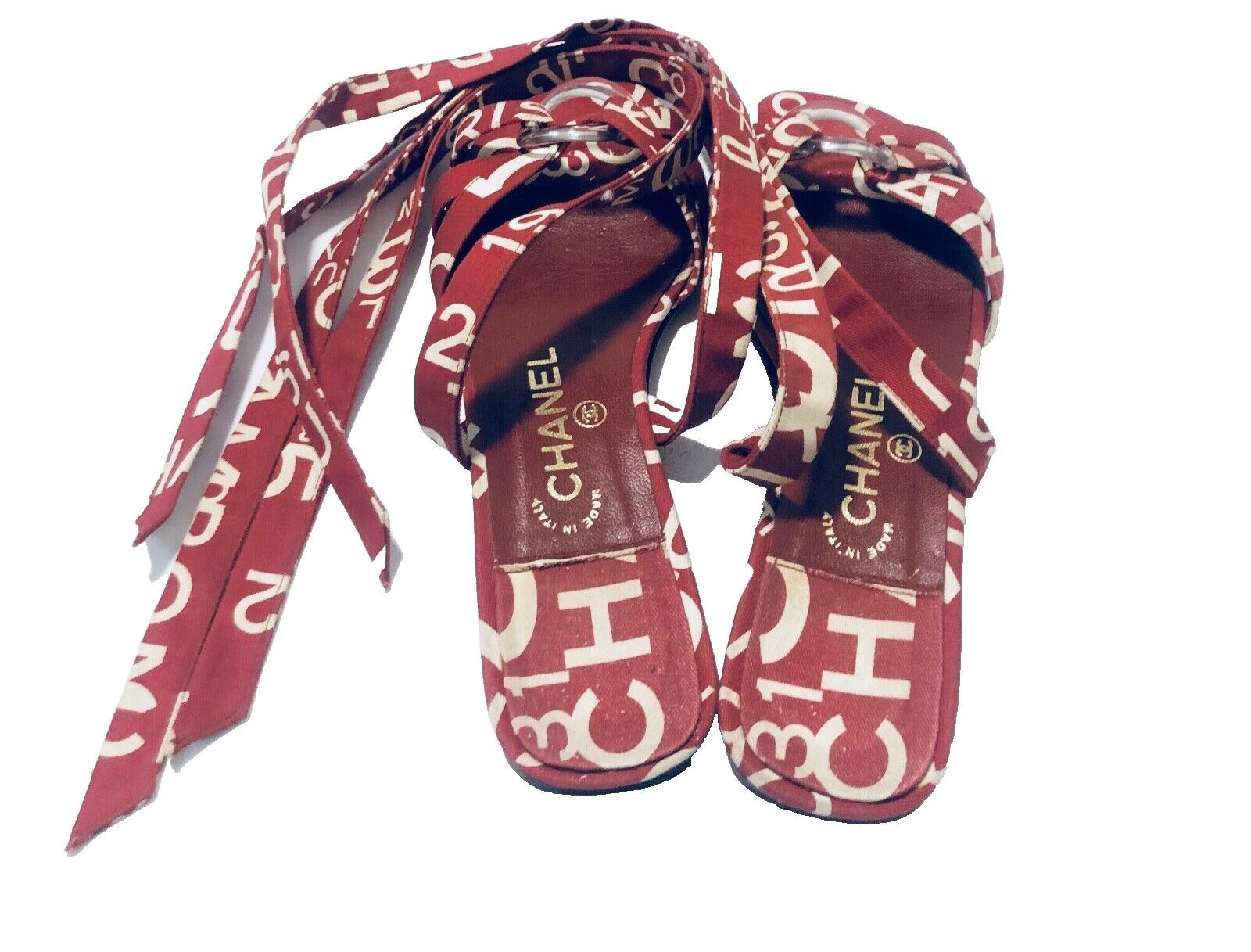 Chanel Chane 31 Rue de Cambon Vintage Sandals Size US 8.5 / IT 38.5 - 5 Thumbnail