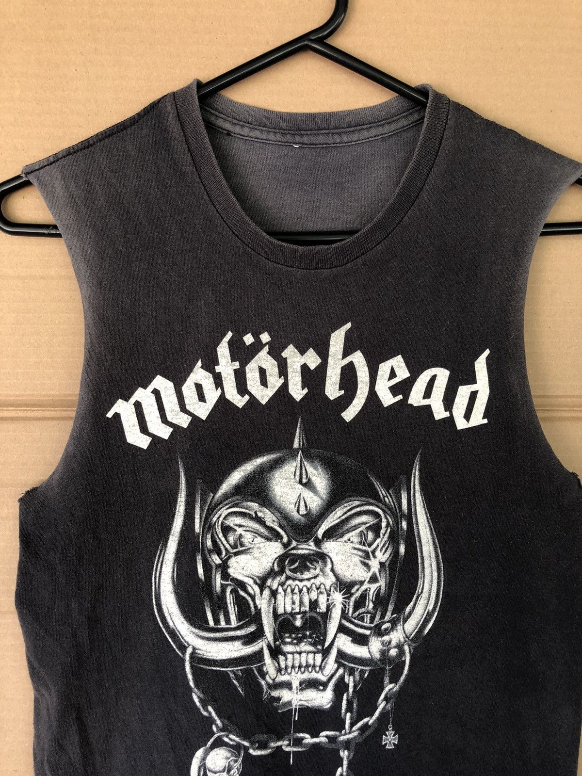 Band Tees Motorhead England Sleveeless & Crop Tshirt Style Rock Metal Size US S / EU 44-46 / 1 - 2 Thumbnail