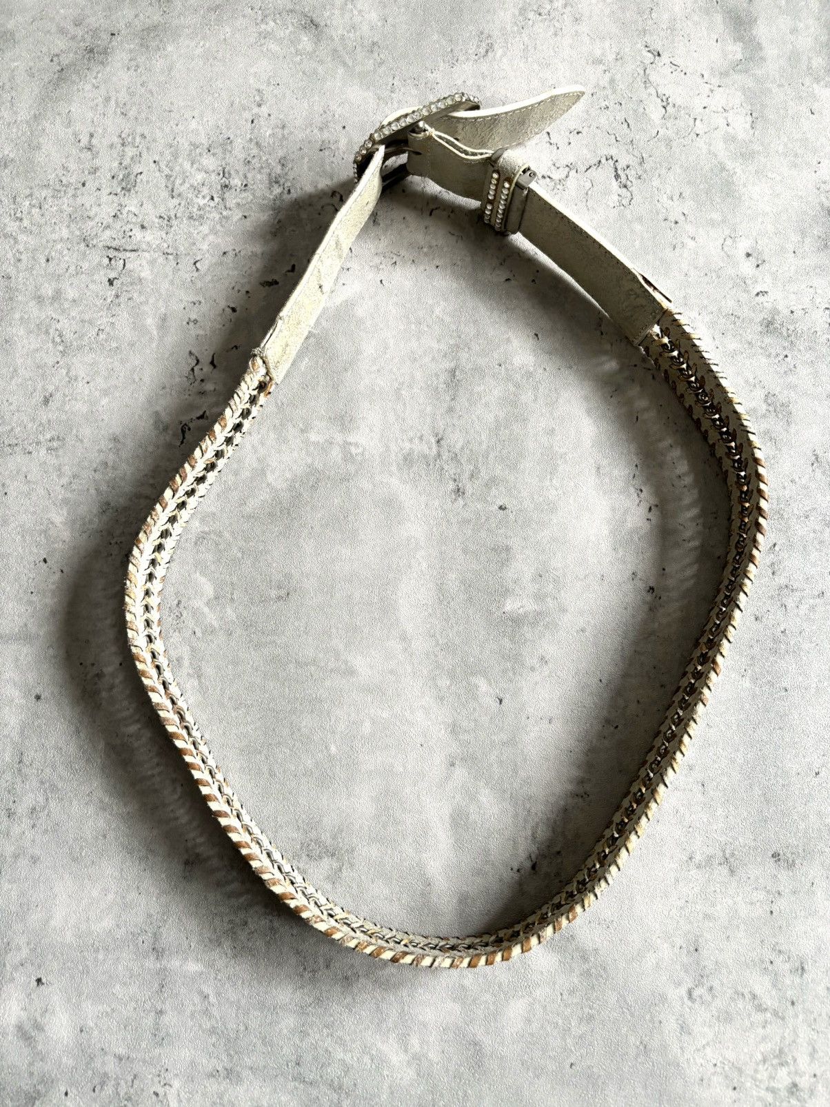 If Six Was Nine Leather Good Design Chain Belt 🐦 Size ONE SIZE - 5 Thumbnail