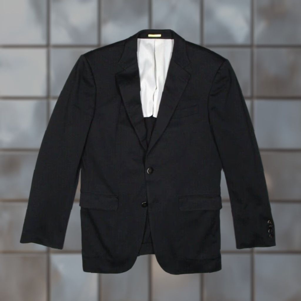 Doublet Takeo Kikuchi Blazer Mens 40 Black 2 Button Double Vent Classic Designer Made in Japan Size 40R - 1 Thumbnail