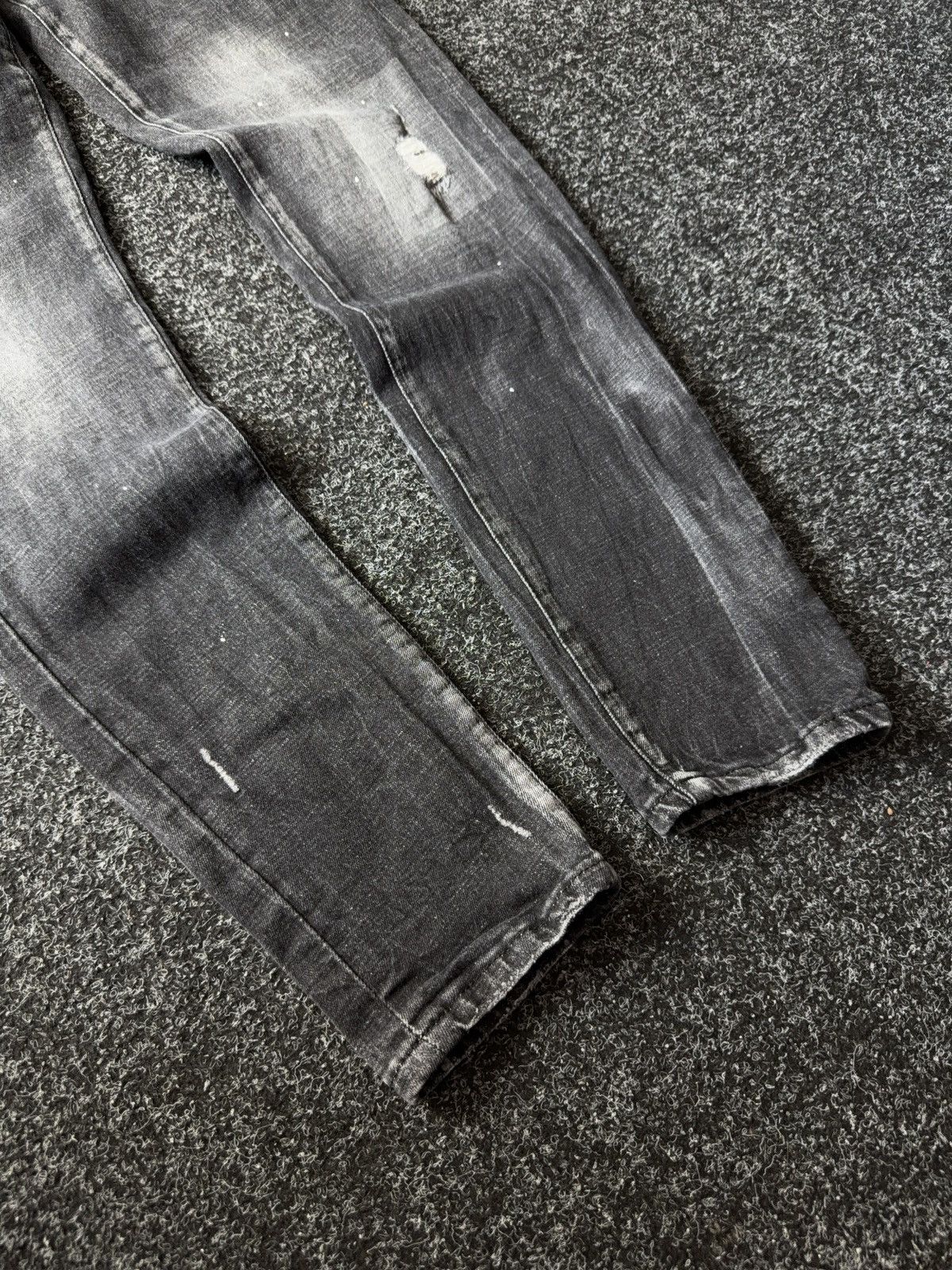 Dsquared2 Retro Dsquared2 Y2K Distressed Black Grey Jeans Size 48 Size US 32 / EU 48 - 4 Thumbnail