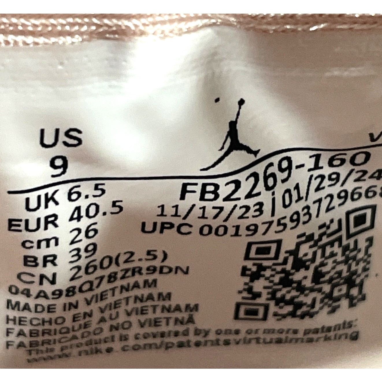 Nike Nike Women's Air Jordan Stadium 90 Shoe Legend Pink Sail NEW Size US 9 / IT 39 - 10 Thumbnail