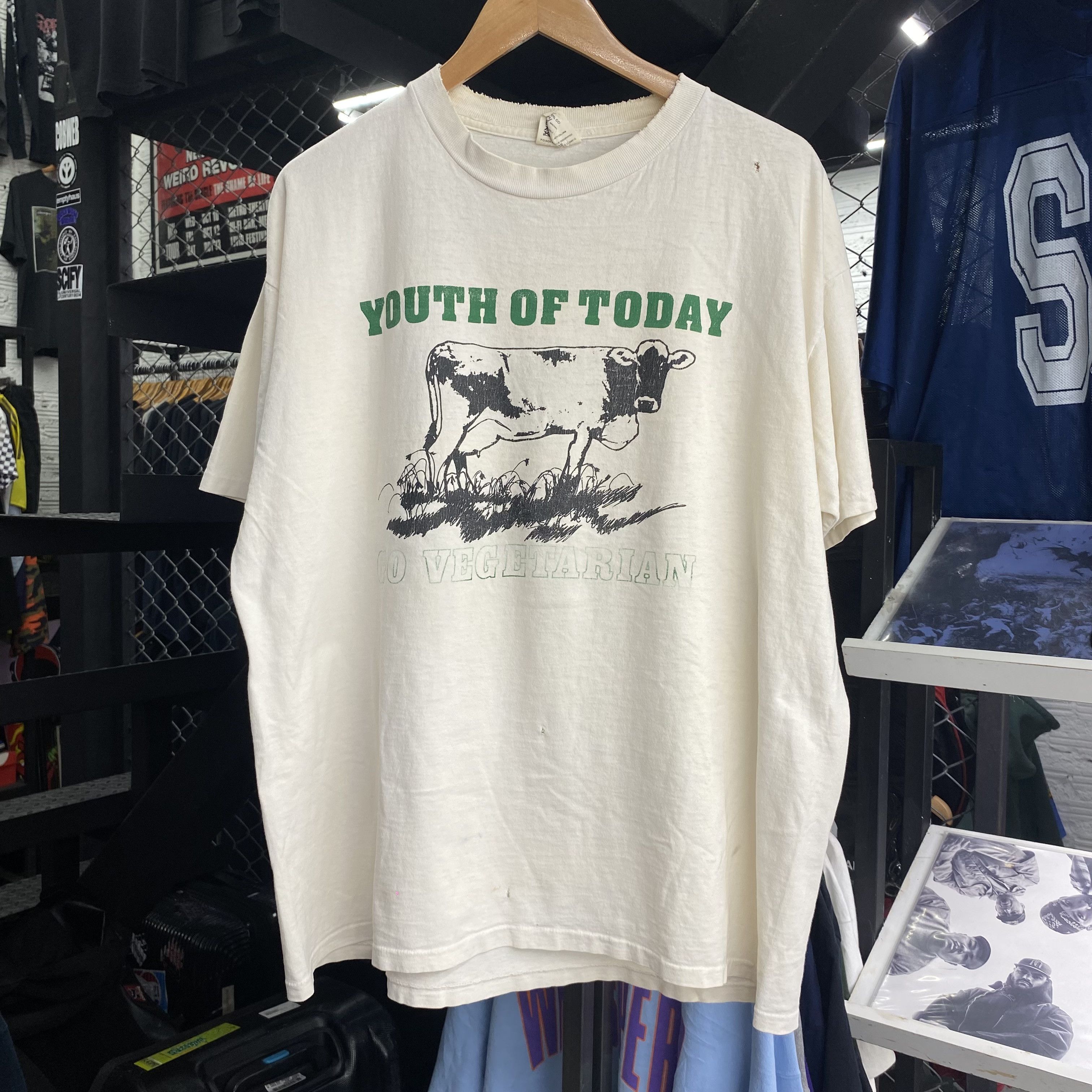 Band Tees YOUTH OF TODAY GO VEGETERIAN Revelation Records Rare Size US XL / EU 56 / 4 - 1 Thumbnail