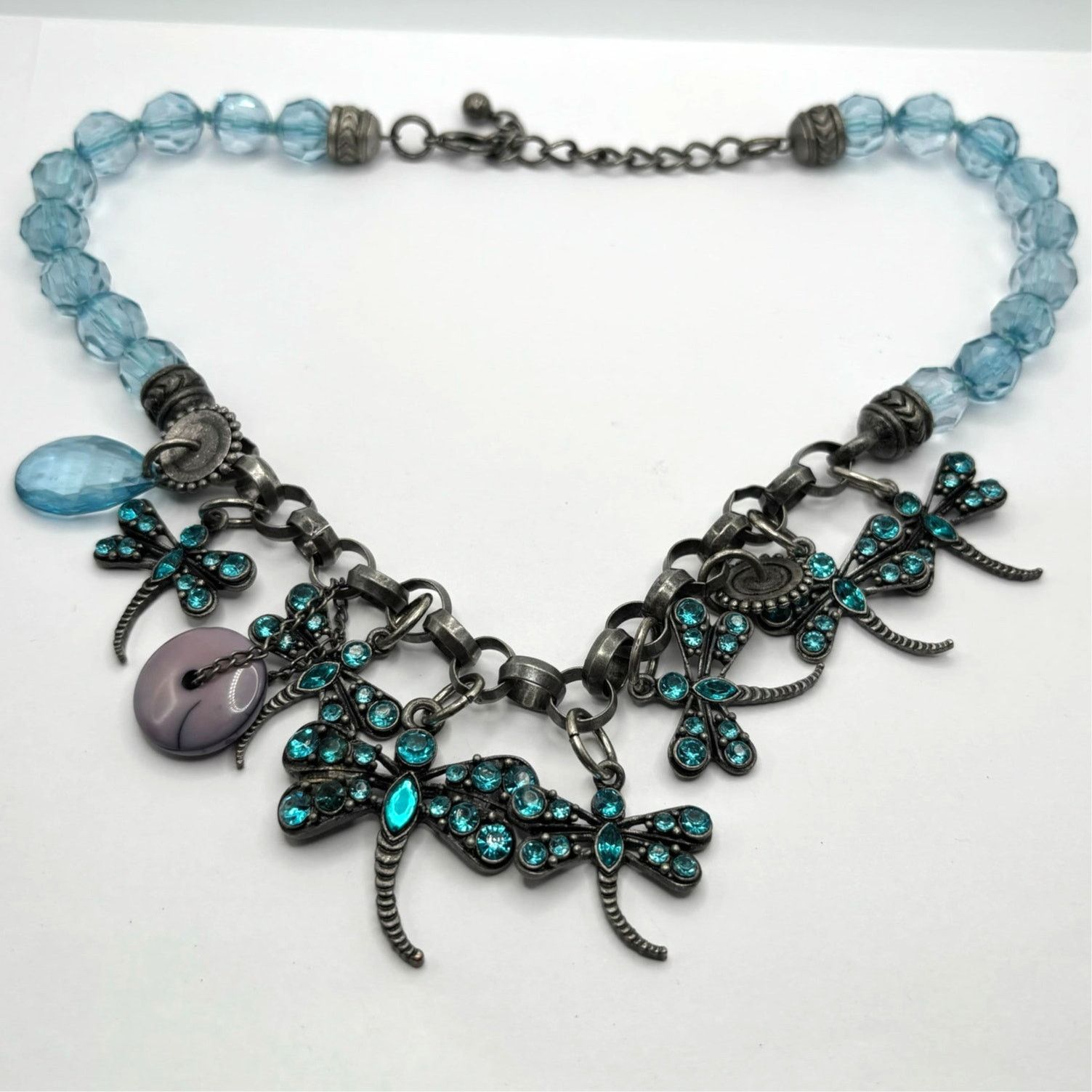 Other Blue Dragon Fly Necklace Size ONE SIZE - 3 Thumbnail