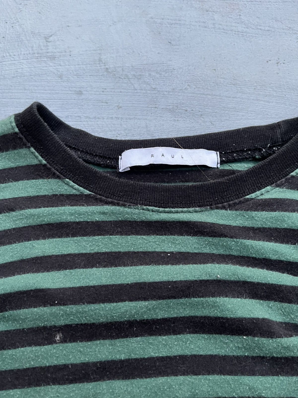 Japanese Brand RAUL DISTRESSED GRUNGE LONGSLEEVE KURT COBAIN STYLE Size US M / EU 48-50 / 2 - 6 Thumbnail