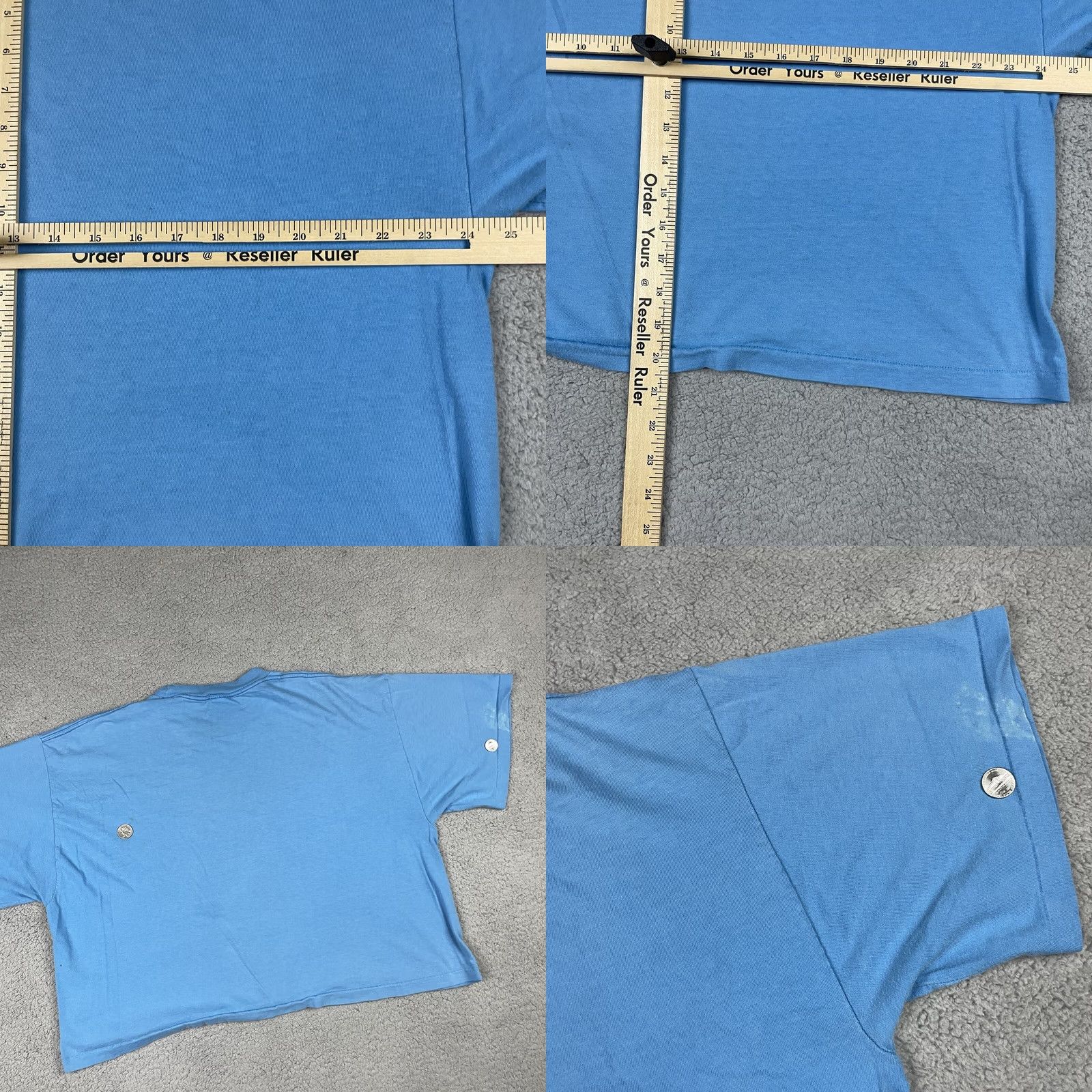 Nike VINTAGE Nike Tshirt Adult XL Blue Crew Neck Short Sleeve Logo 90s Retro Women's Fan Size XL / US 12-14 / IT 48-50 - 8 Thumbnail