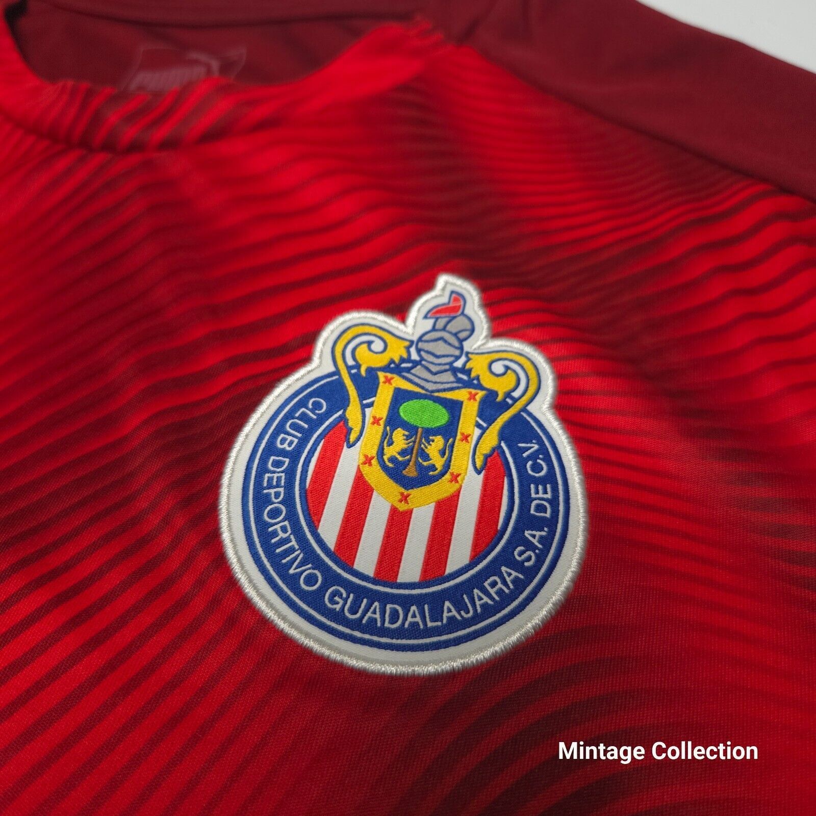 Puma Men's Puma Red Chivas Guadalajara FC SOCCER Stadium Jersey M Size US M / EU 48-50 / 2 - 4 Thumbnail