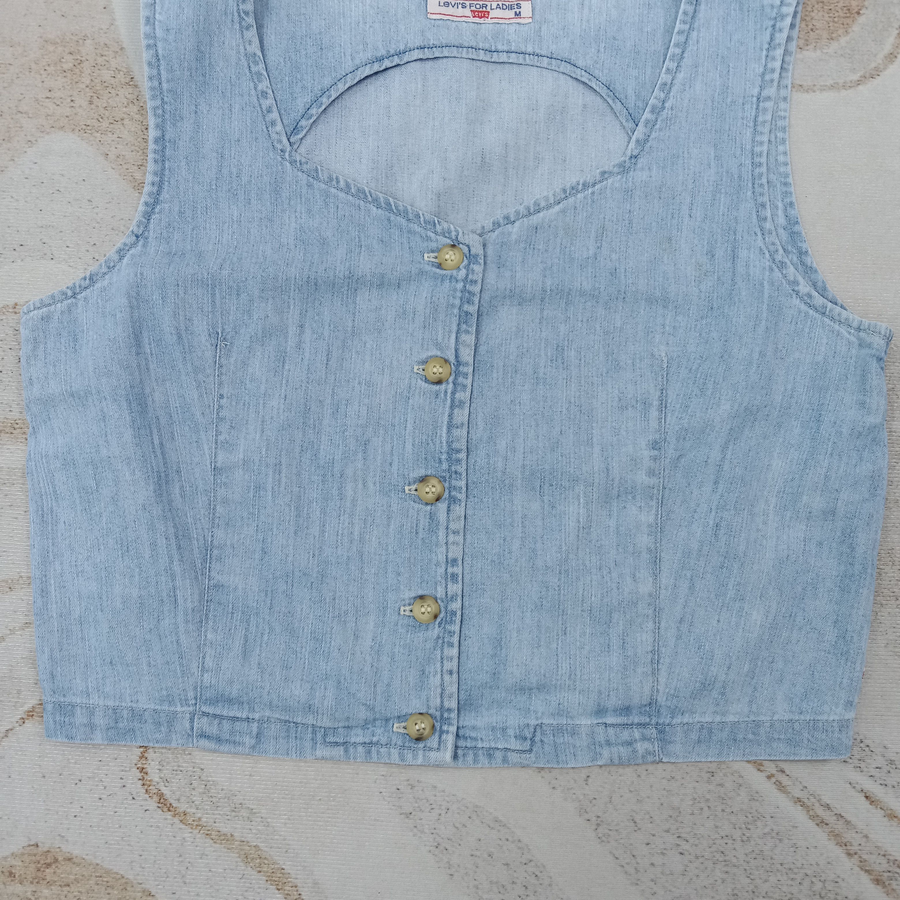 Levi's Levi's for Ladies Denim Vest C267N36 Size XS / US 0-2 / IT 36-38 - 2 Thumbnail