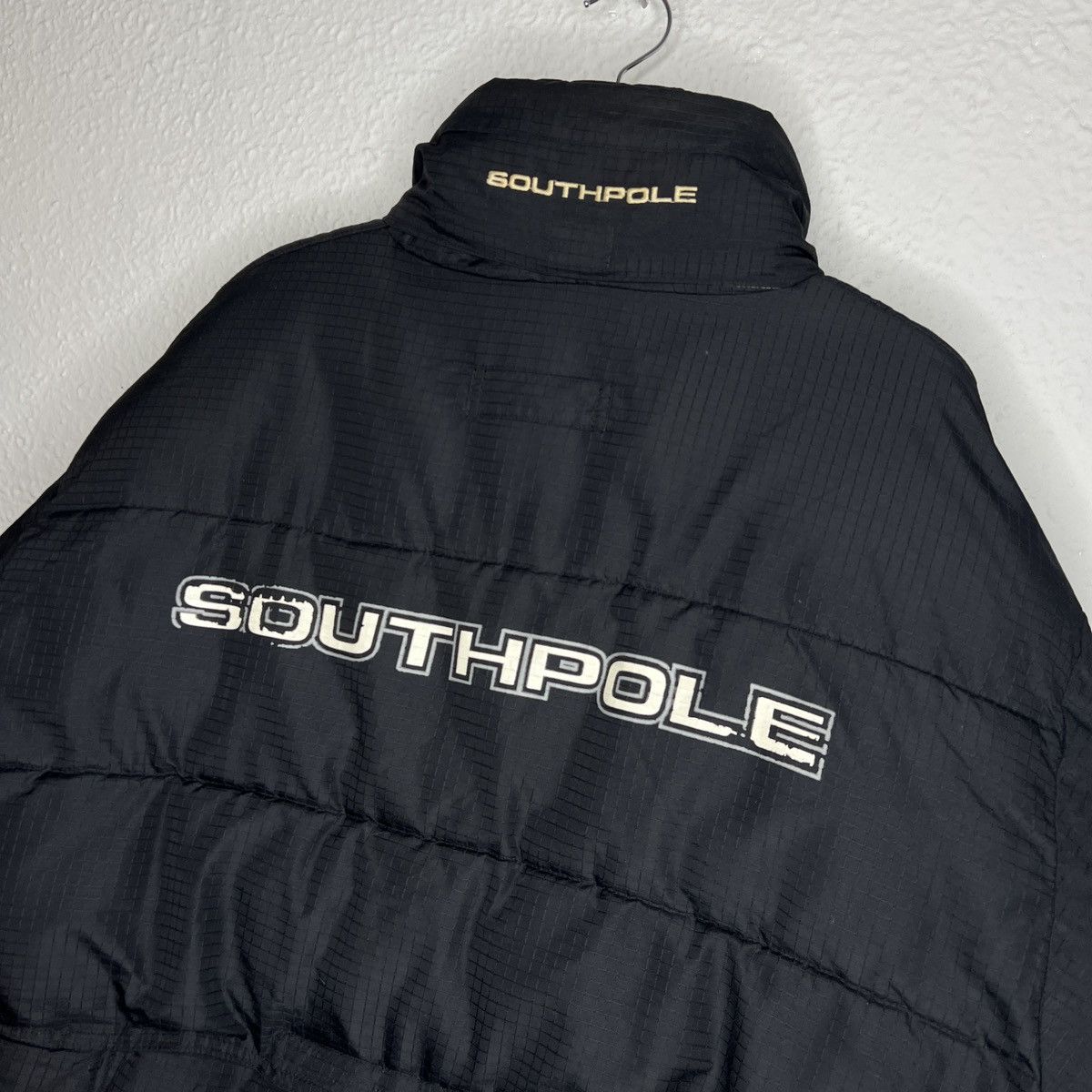 Southpole × Vintage Vintage Southpole Y2K Nylon Puffer Heavy Winter Jacket Black Size US L / EU 52-54 / 3 - 11 Thumbnail
