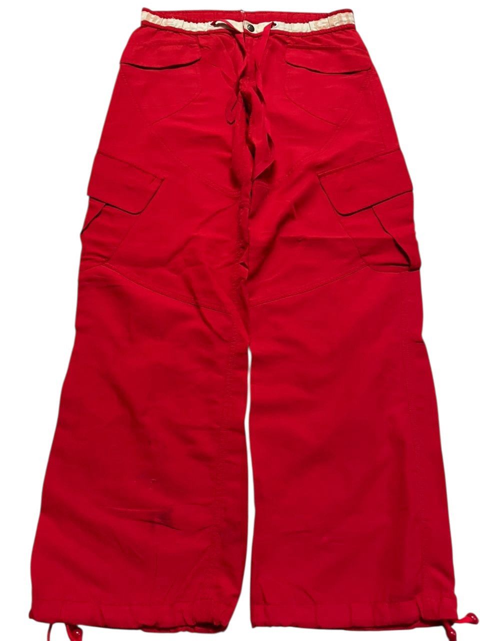 Japanese Brand BA PRO U.S.A PARACHUTE NYLON CARGO RED PUNK COLOR Size US 30 / EU 46 - 2 Thumbnail