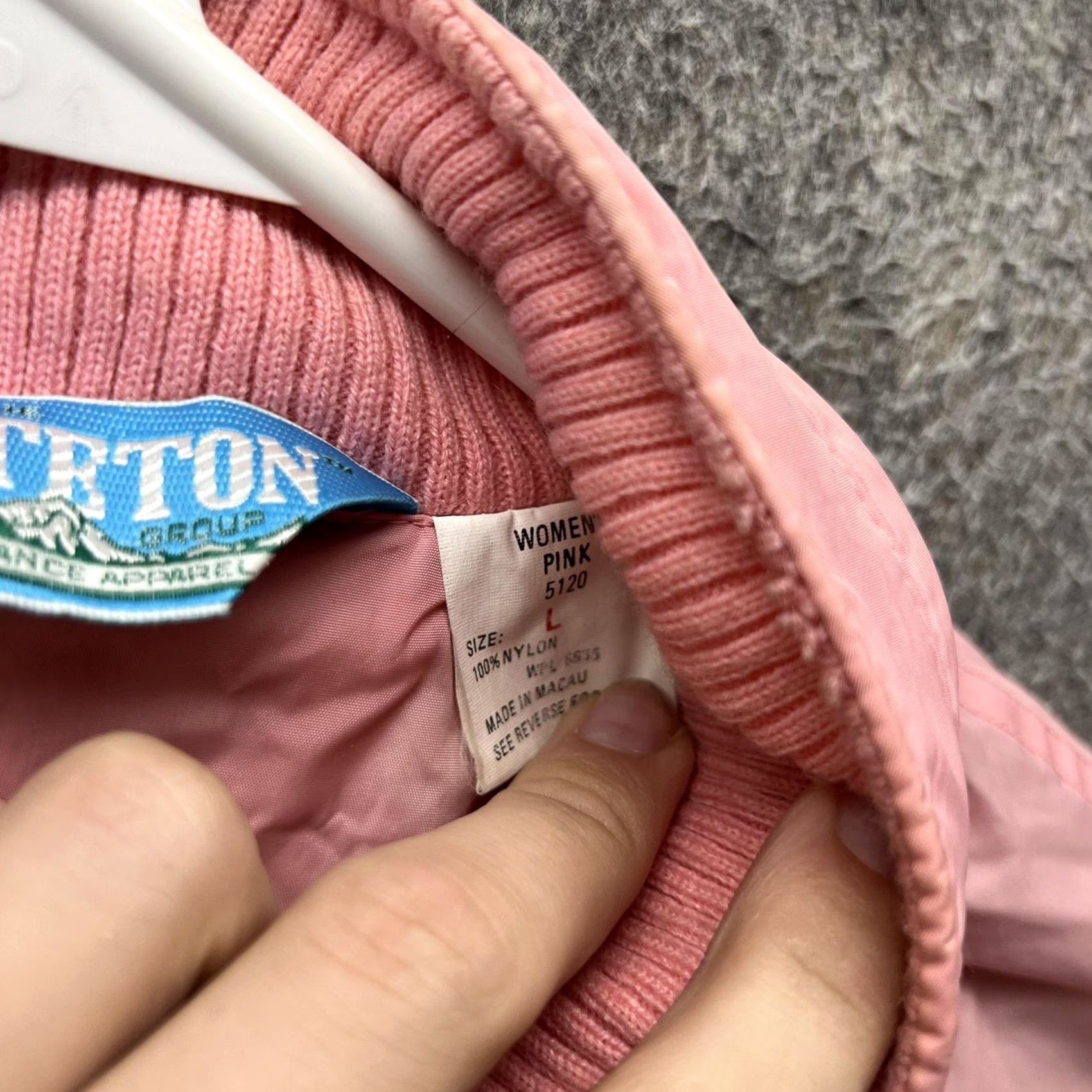 Vintage VINTAGE Woolrich Jacket Womens Large Pink Lightweight Hooded Windbreaker 90s Size L / US 10 / IT 46 - 4 Thumbnail