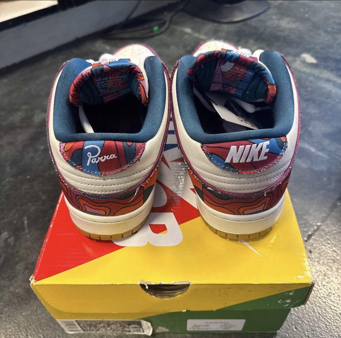 Nike Dunk Low SB Parra Abstract Art Size US 11 / EU 44 - 4 Thumbnail