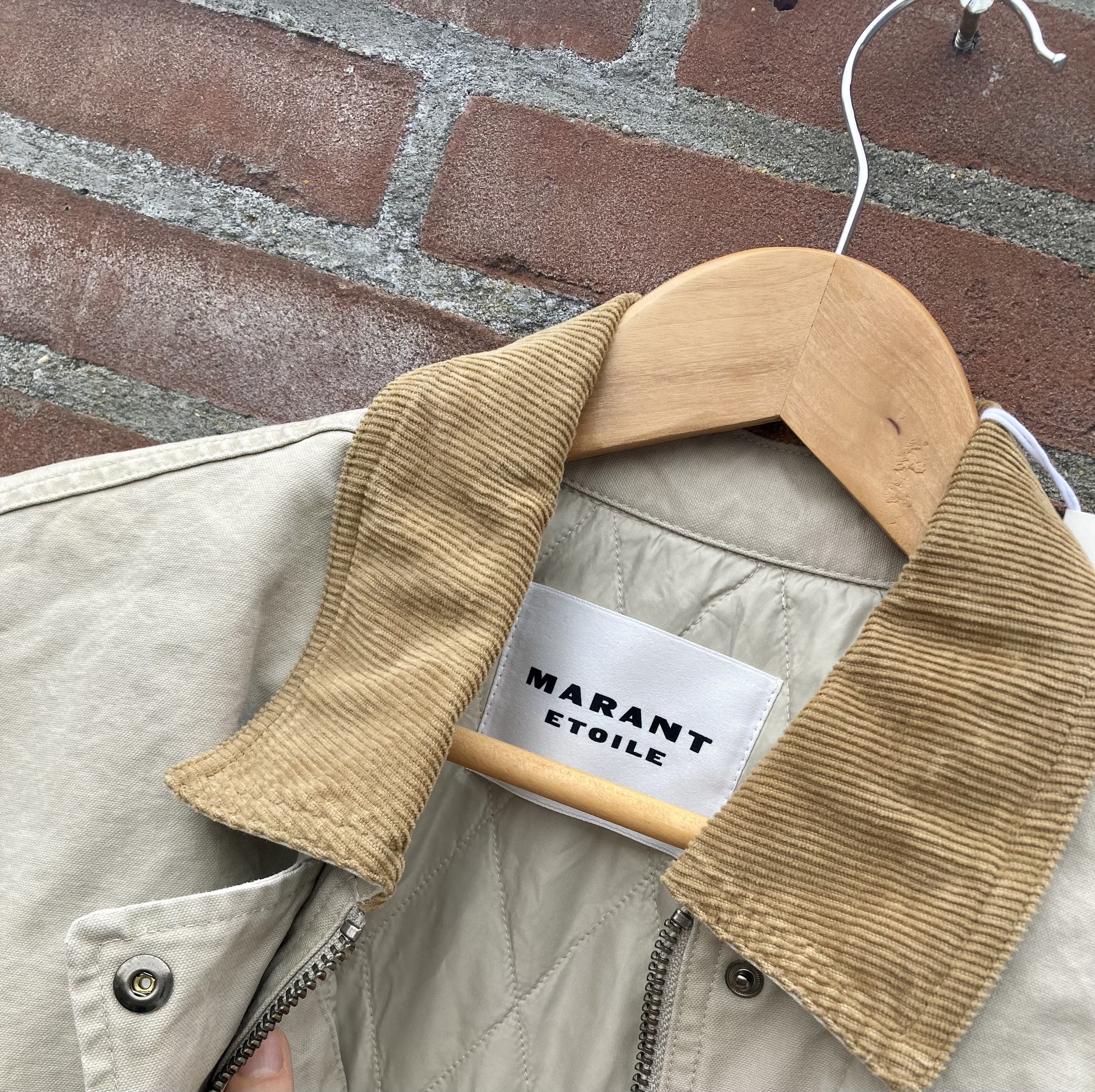 Isabel Marant Etoile Isabel Marant Etoile Kimelia ecru jacket 38 corduroy new Size XS / US 0-2 / IT 36-38 - 2 Thumbnail